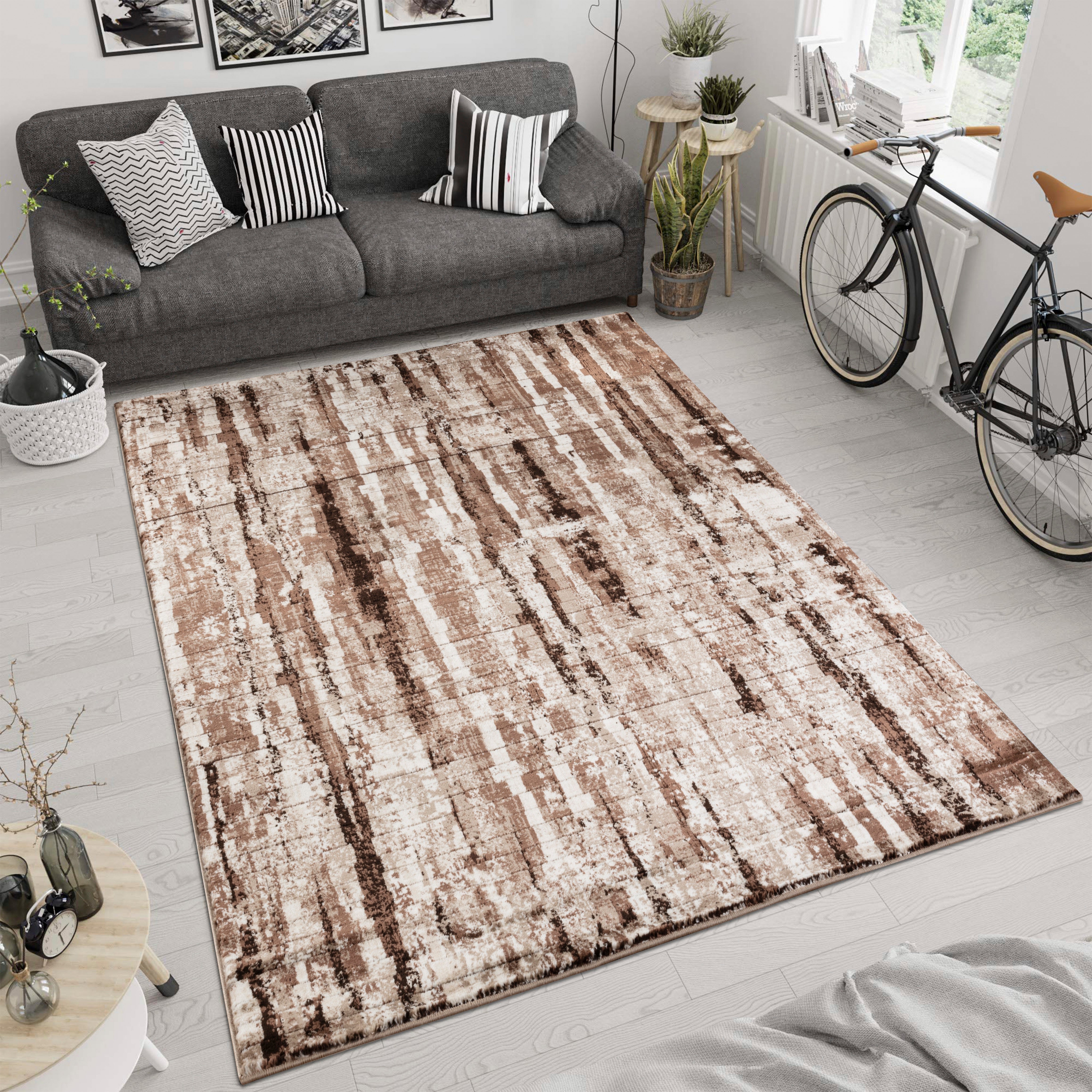Argon 823 Area Rug D.Beige/D.Beige