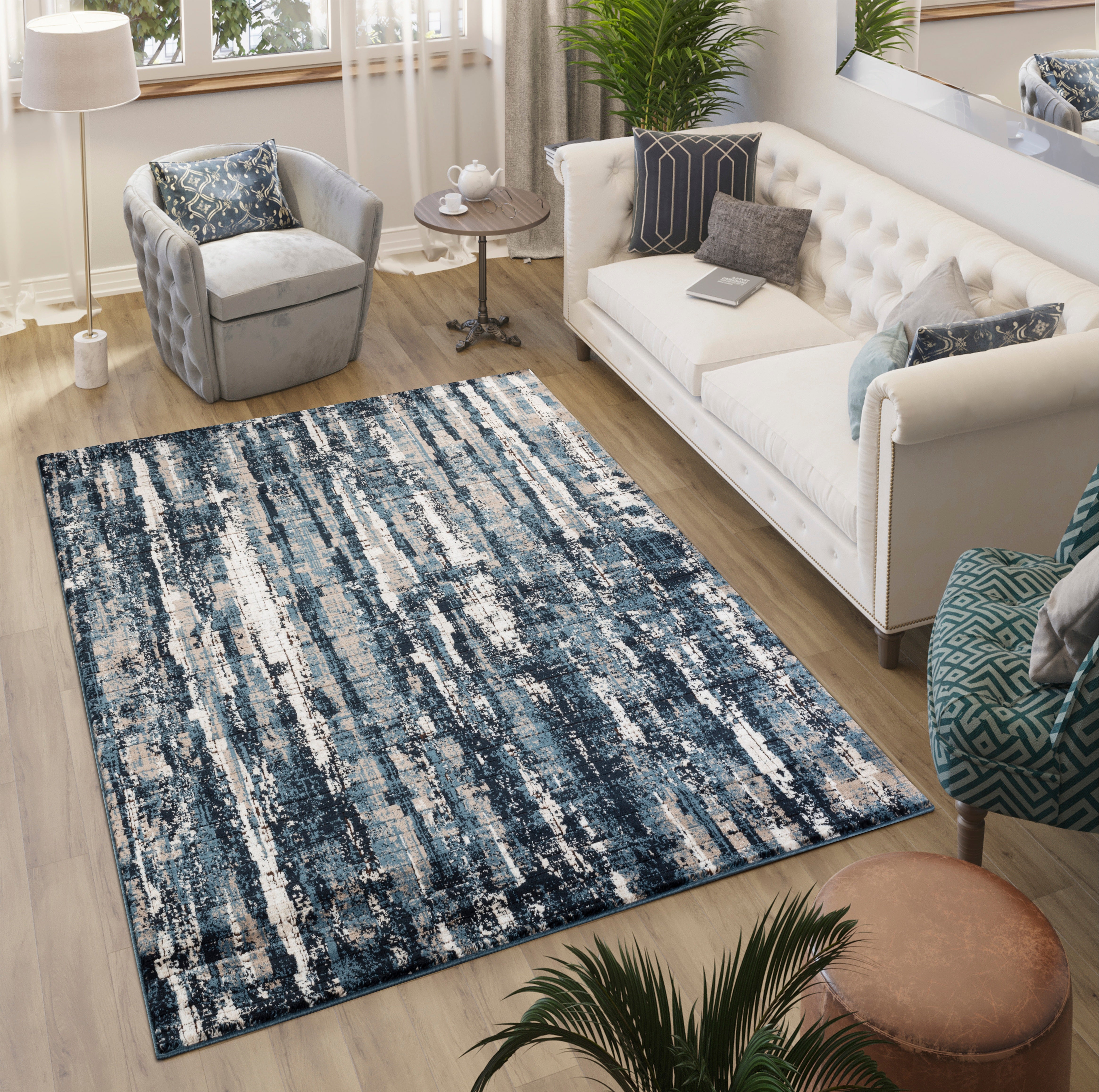 Argon 823 Area Rug Blue/Navy