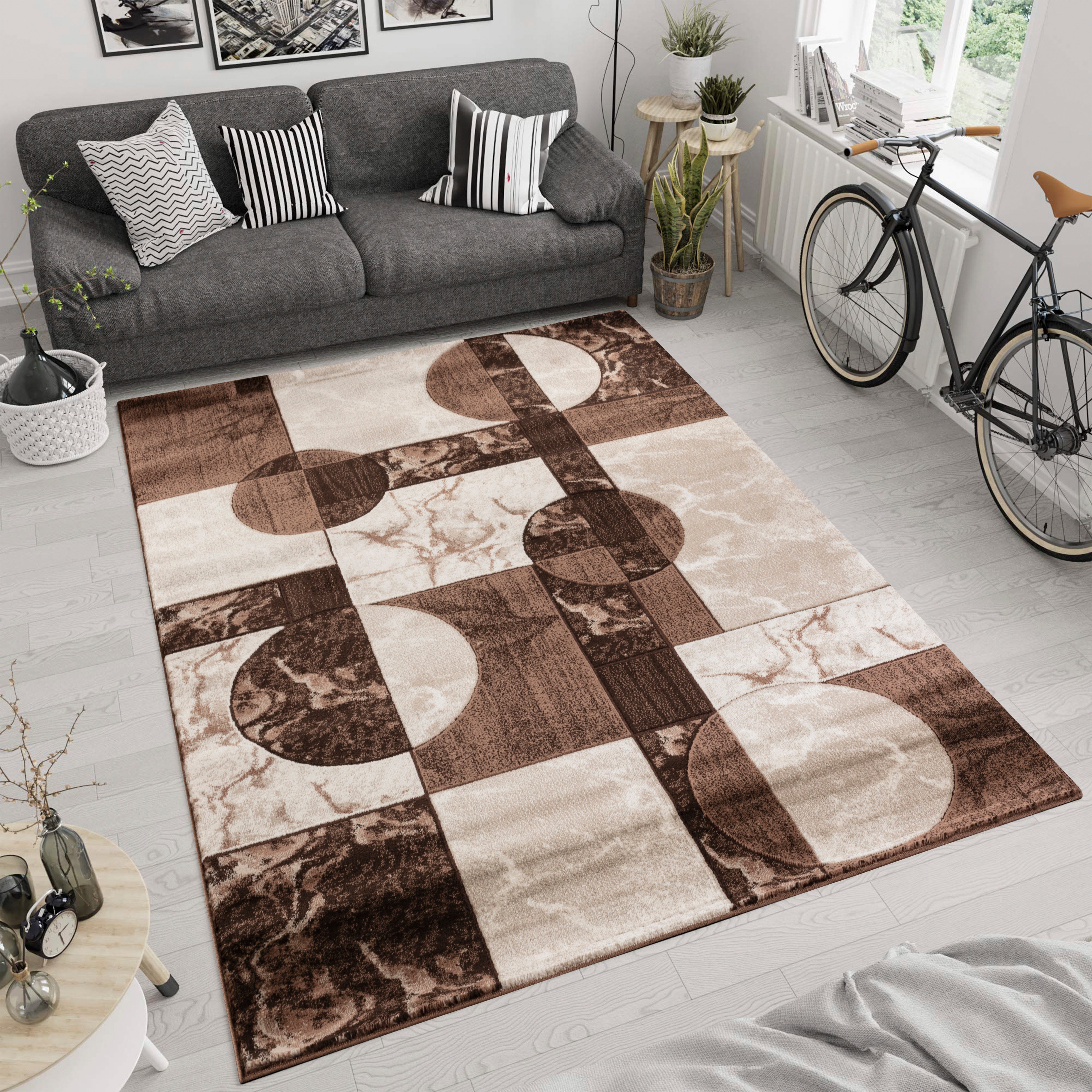 Argon 292 Area Rug D.Beige/Brown
