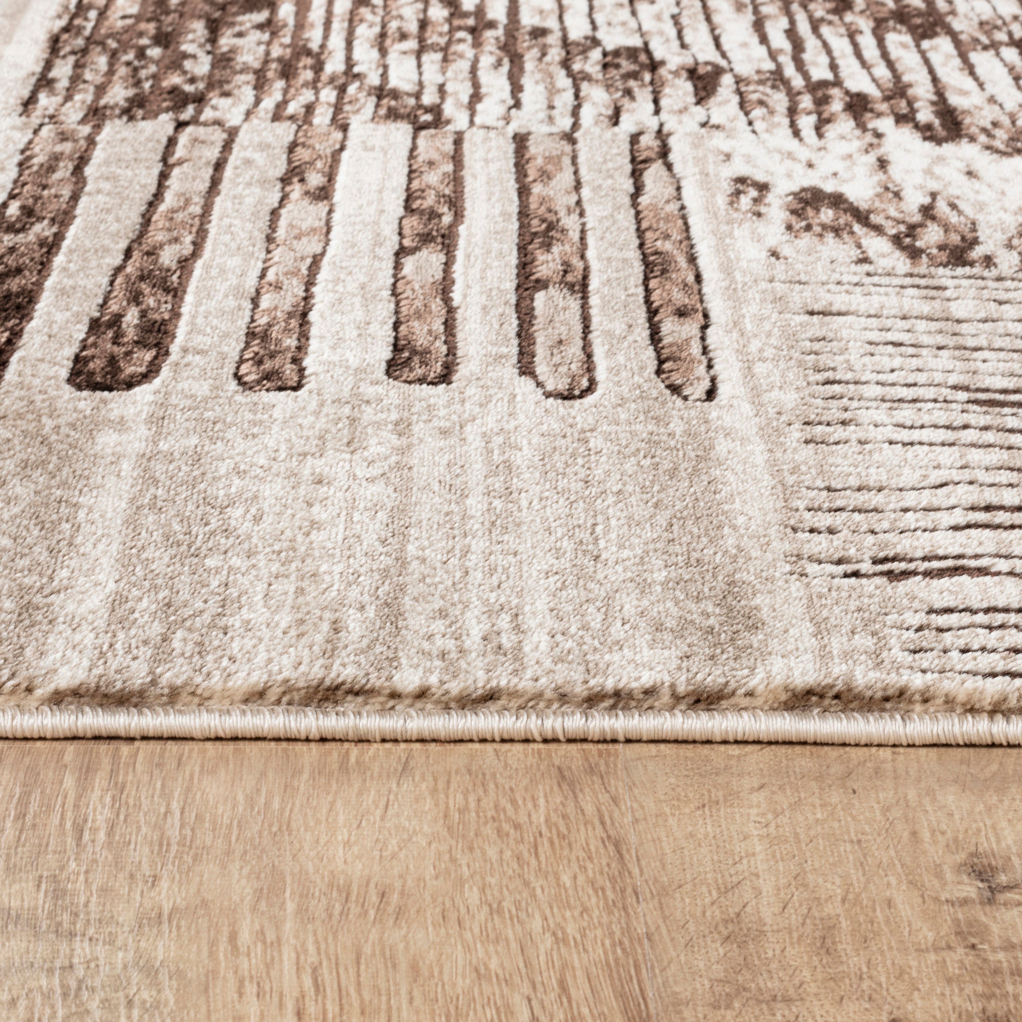 Argon 294 Area Rug D.Beige/D.Beige