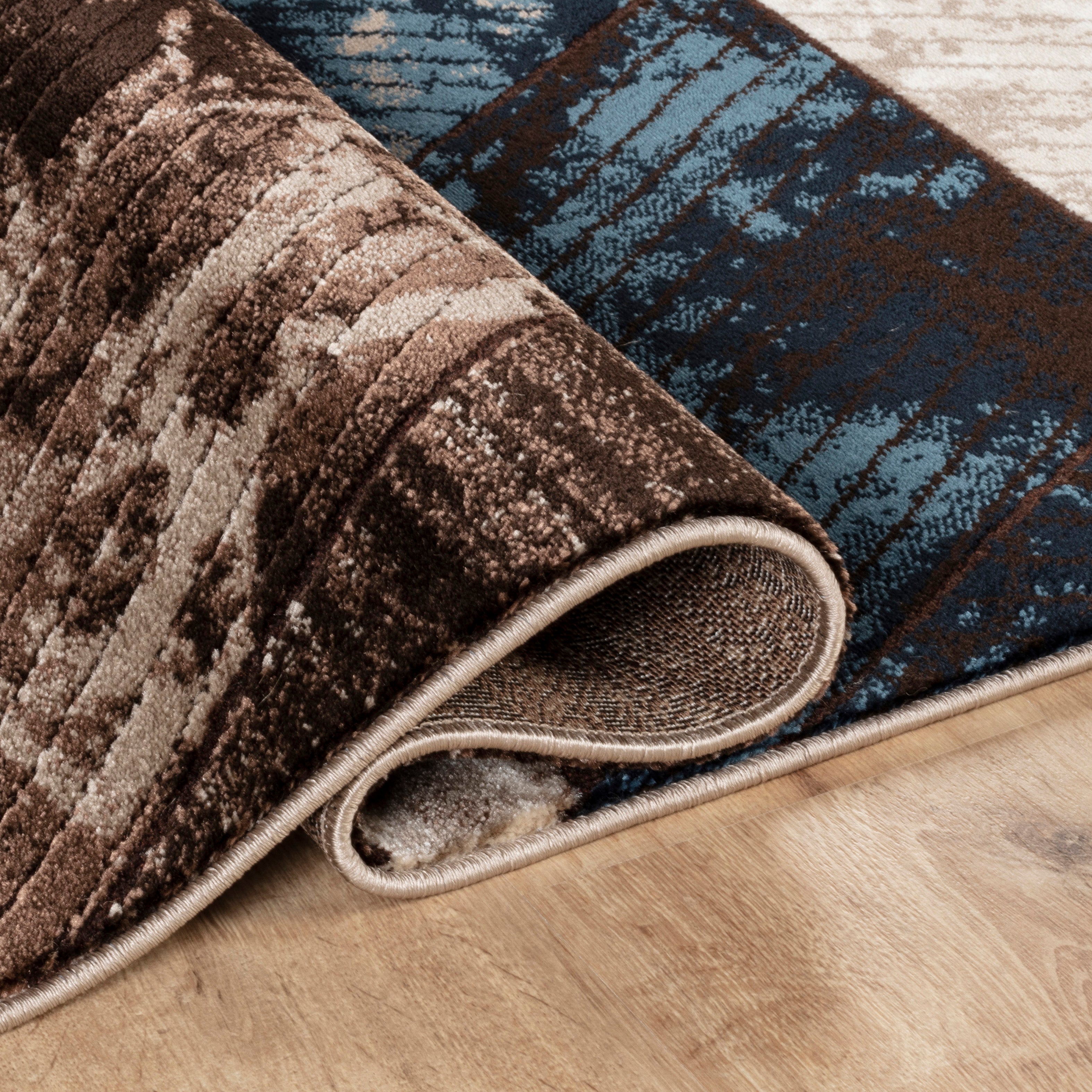 Argon 896 Area Rug Beige/Navy