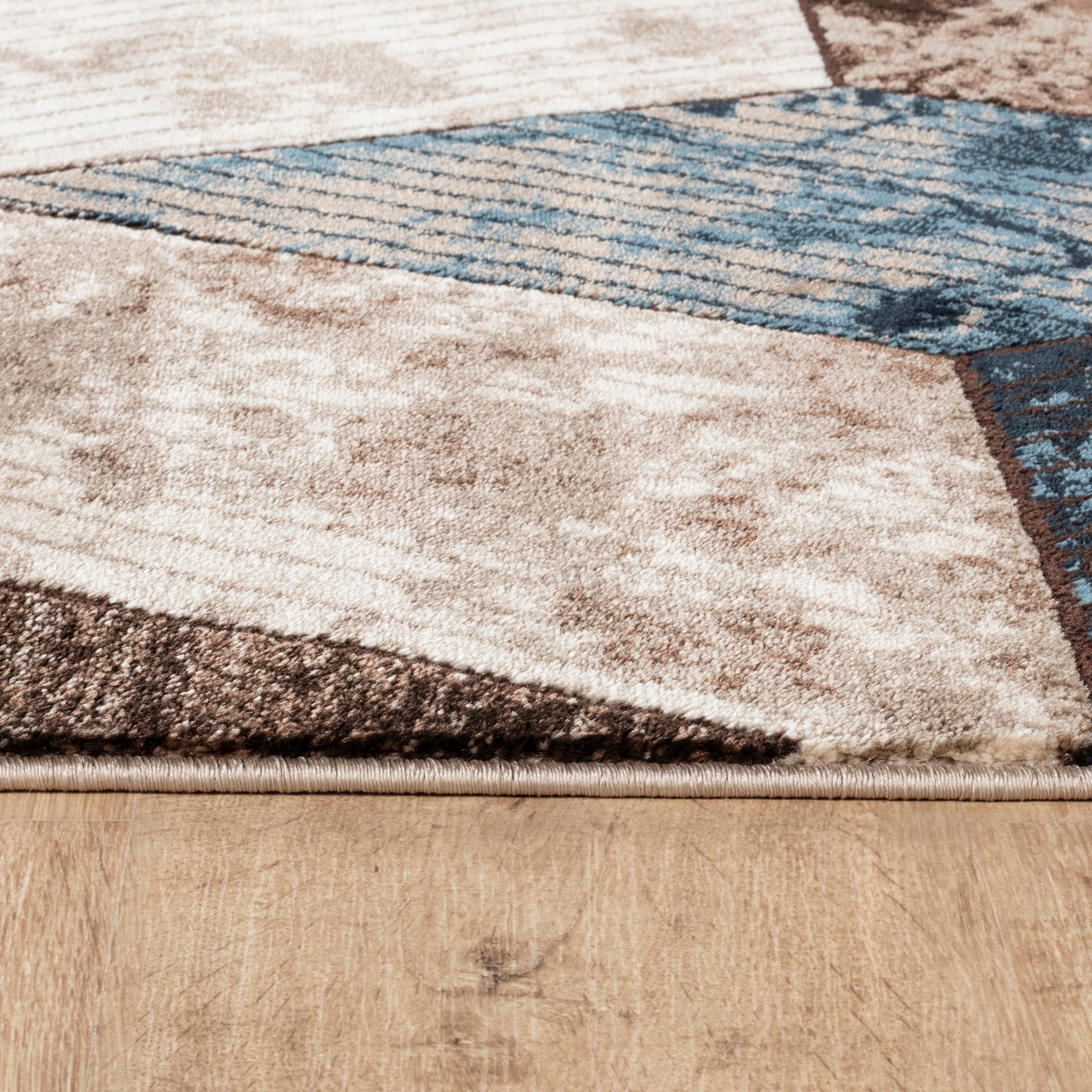 Argon 896 Area Rug Beige/Navy