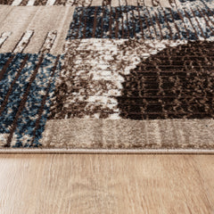 Argon 294 Area Rug Navy/D.Beige
