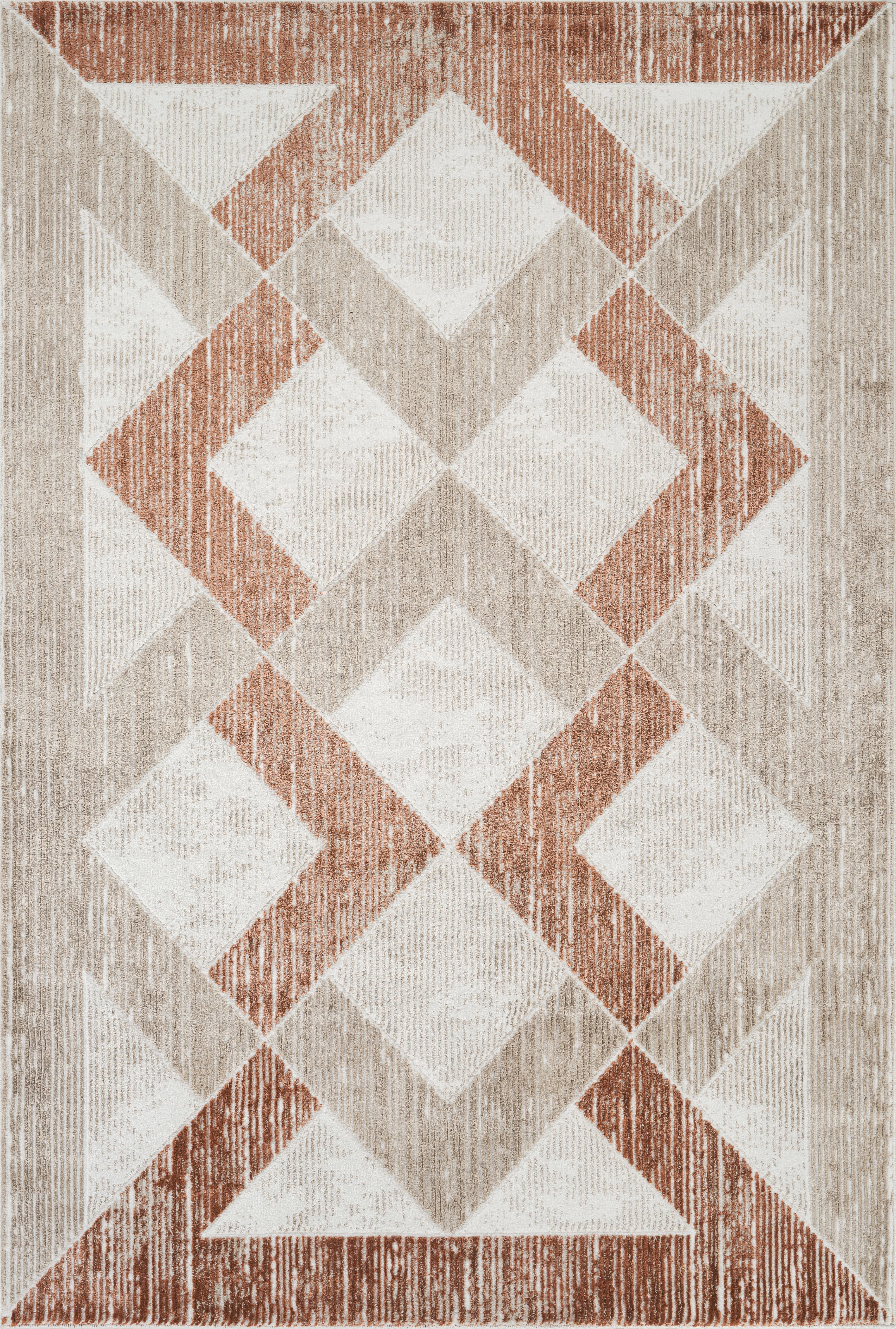Troy Area Rug 61281 BEIGE ROSE