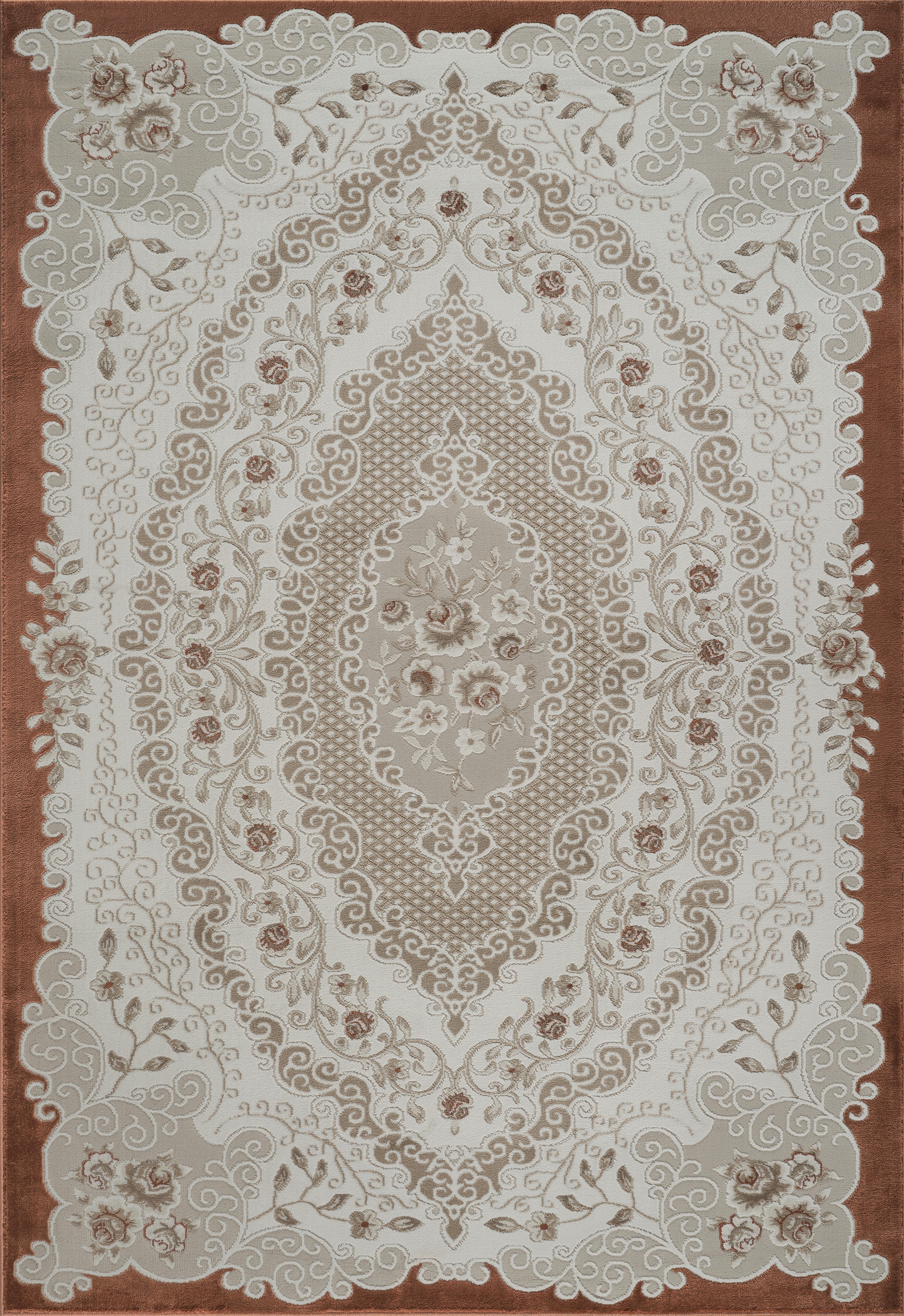 Troy Area Rug 17456 BEIGE ROSE