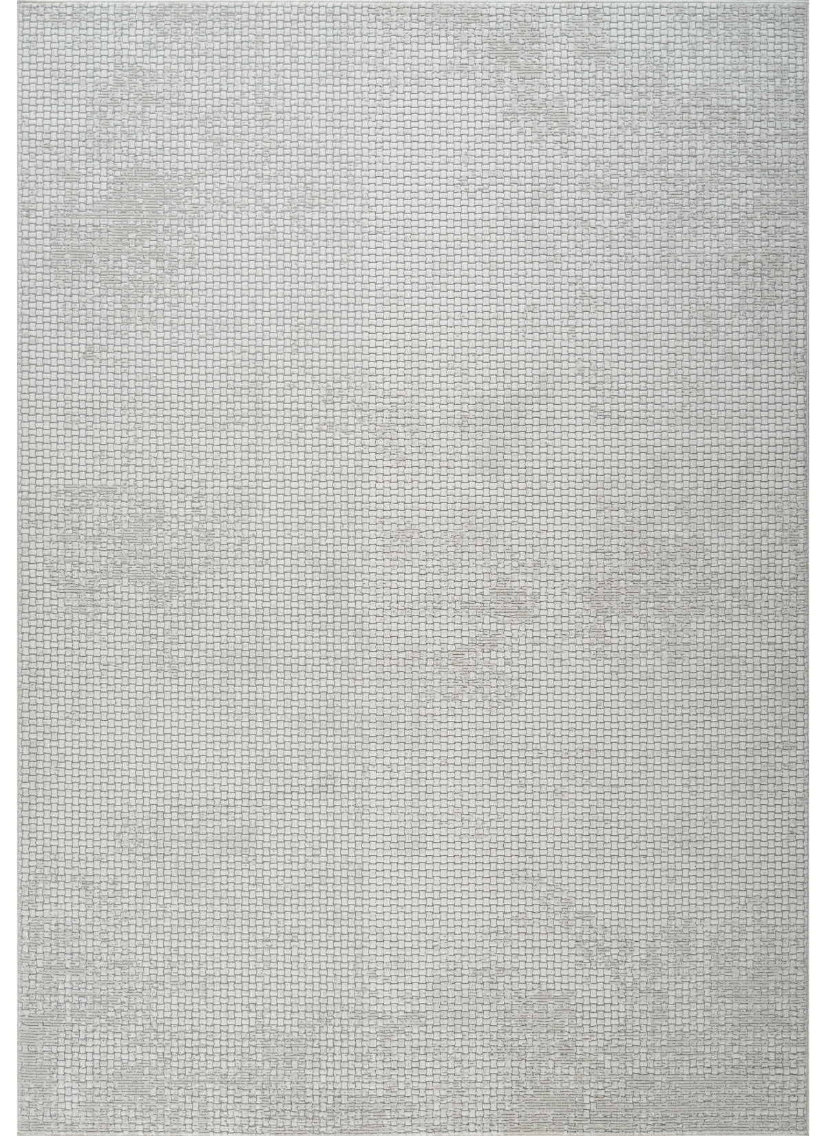 Modern Distressed Grid Textured Cream & Beige Area Rug & Runner – BT306 Cream Beige