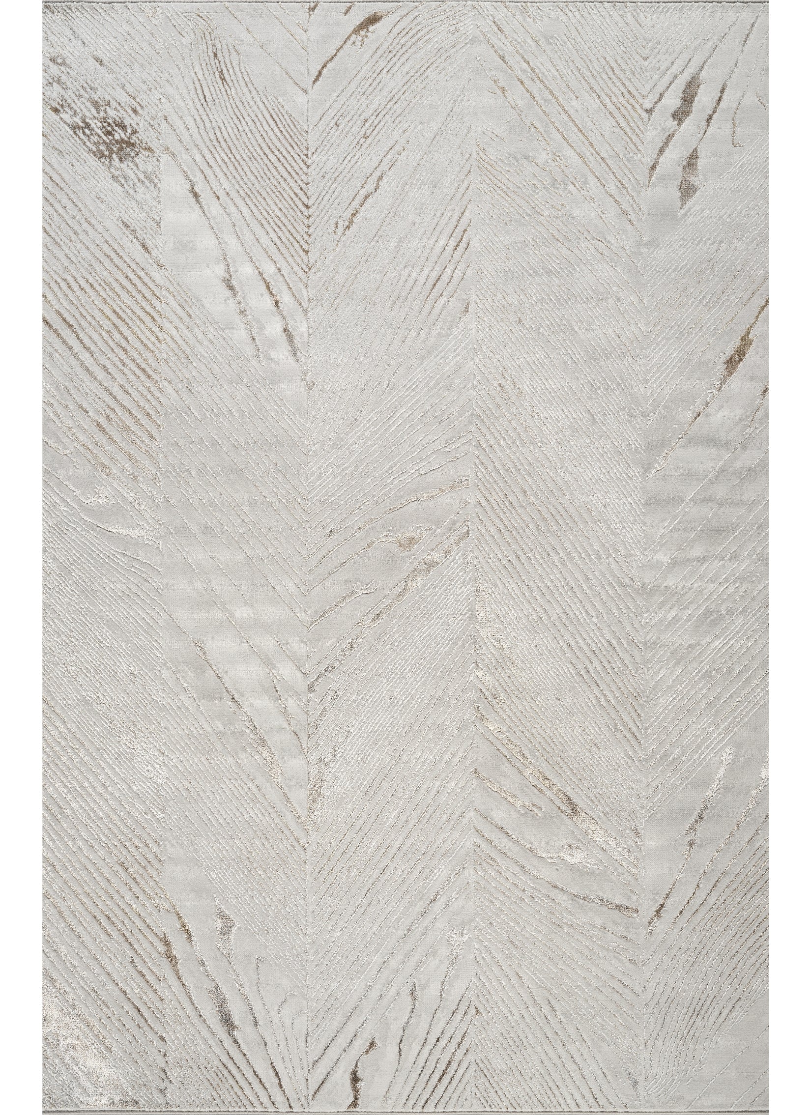 Modern Chevron Herringbone Textured Grey Area Rug & Runner – G1568 Grey