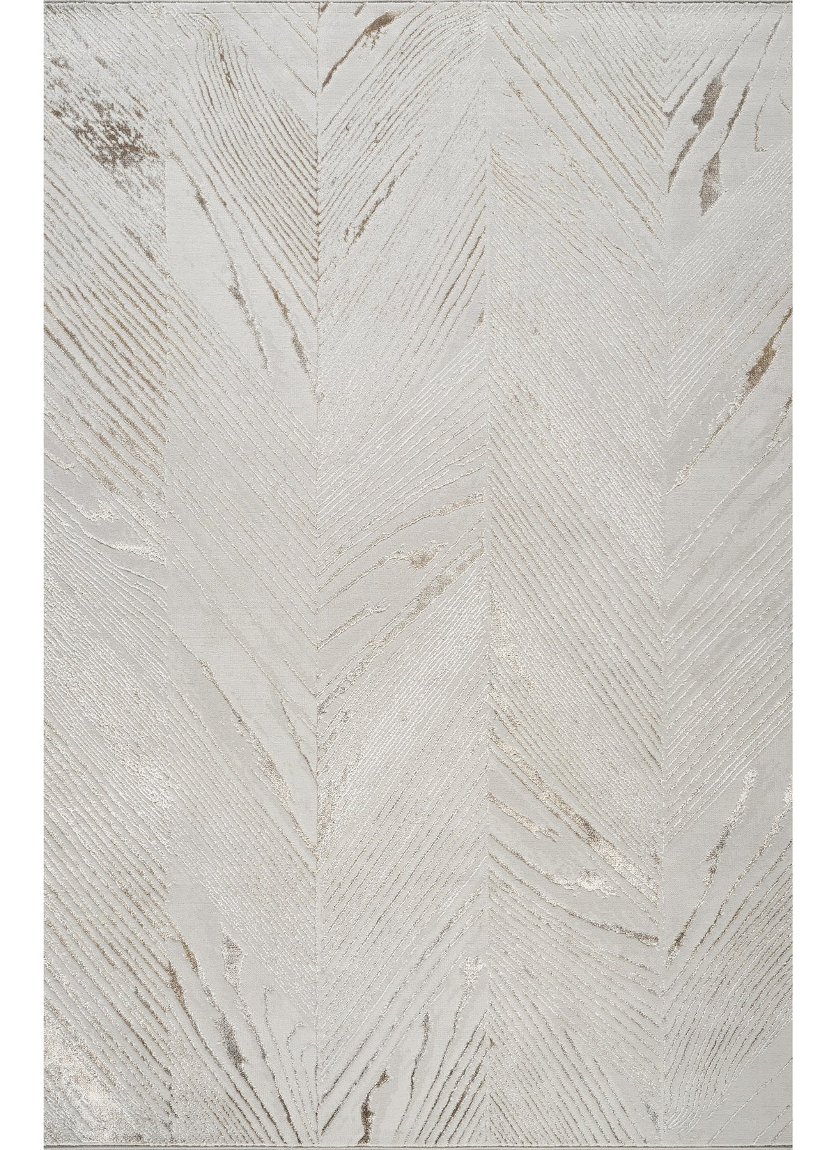 Modern Chevron Herringbone Textured Grey Area Rug & Runner – G1568 Grey