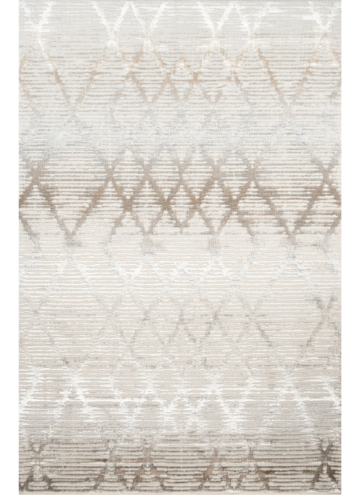 Modern Moroccan Diamond Trellis Beige Area Rug & Runner – G1594 Beige