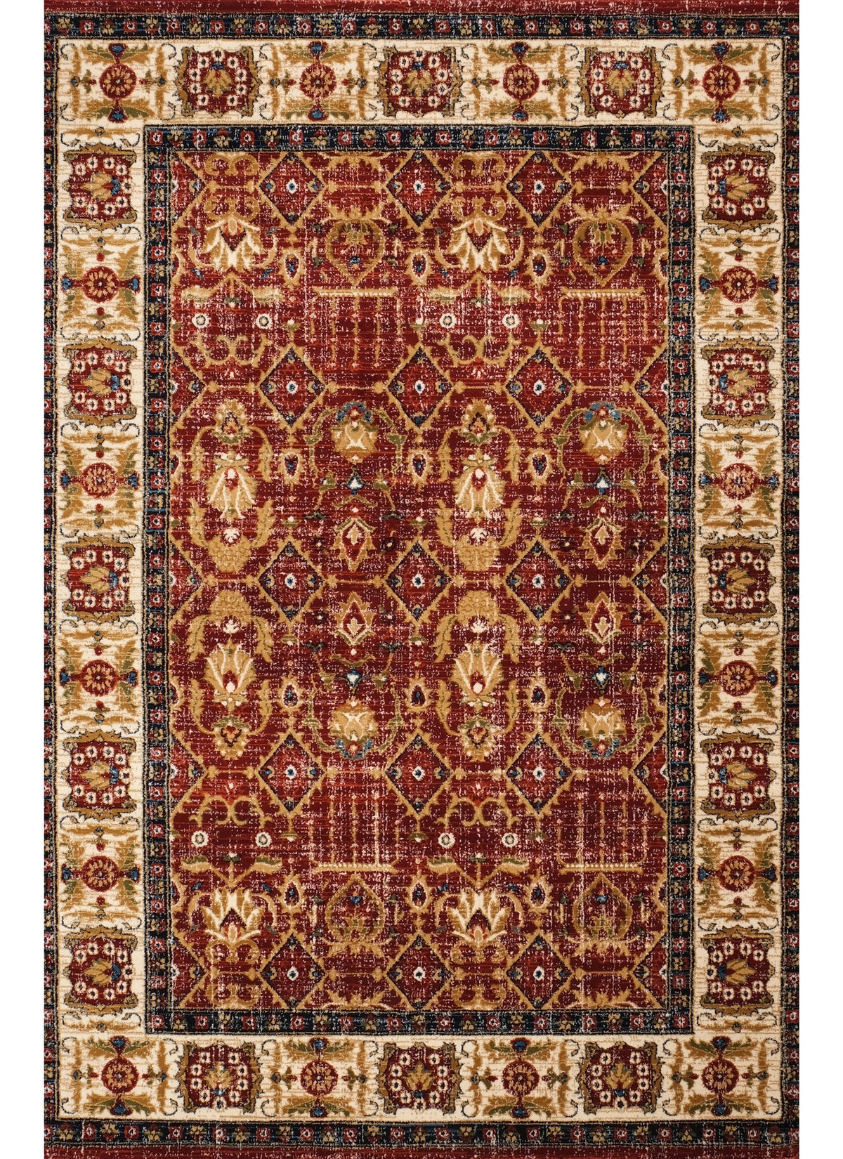 Tashkent 6081A Area Rug Red/Red