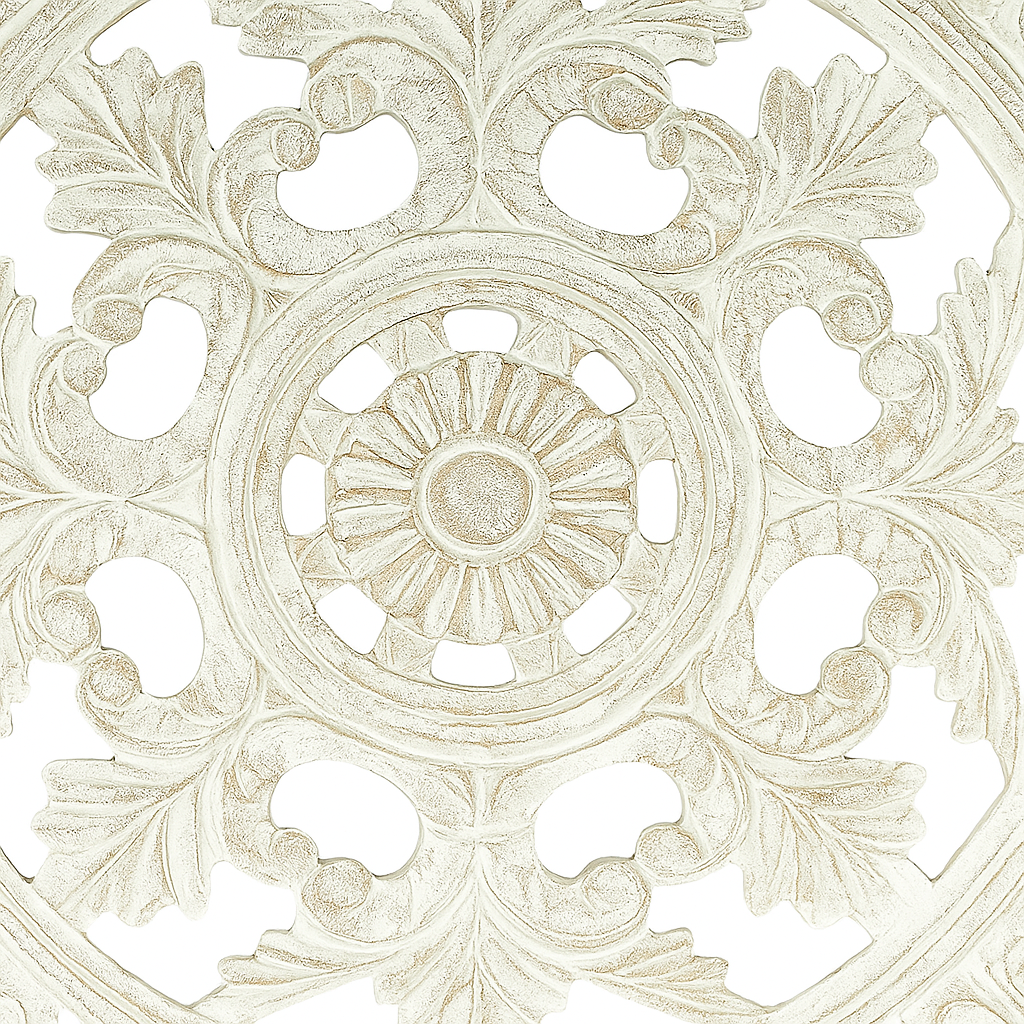 Hand Carved Wall Decor | Mandala Wall Accent | Unique Home Décor Piece