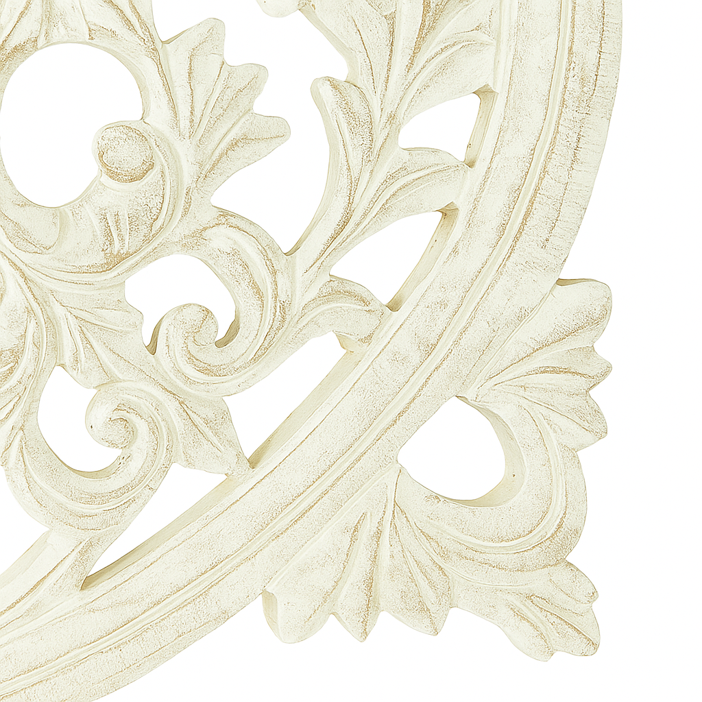 Hand Carved Wall Decor | Mandala Wall Accent | Unique Home Décor Piece
