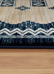 Kandahar E927A Area Rug Beige/Navy