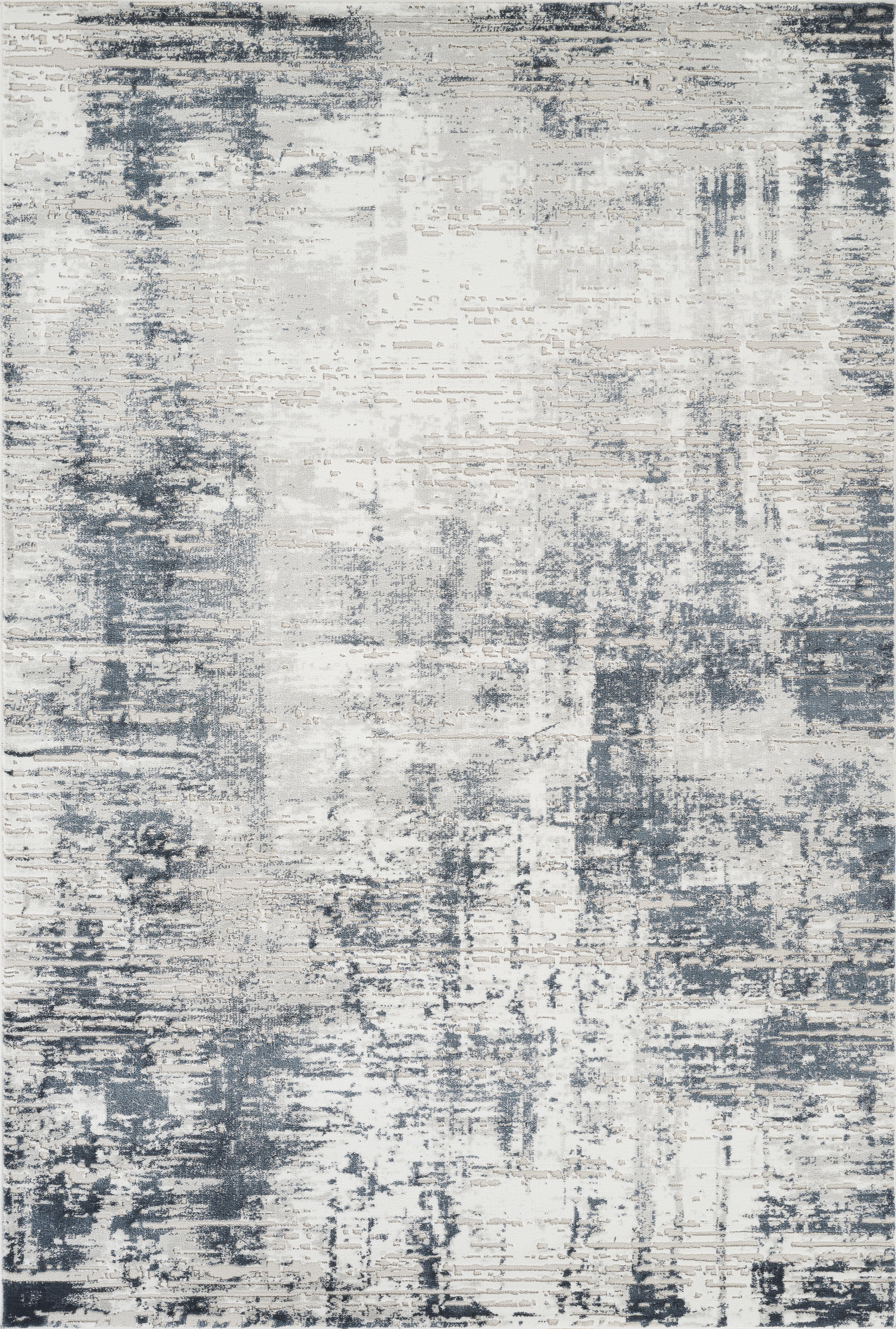 Troy Area Rug NO913 GREY NAVY