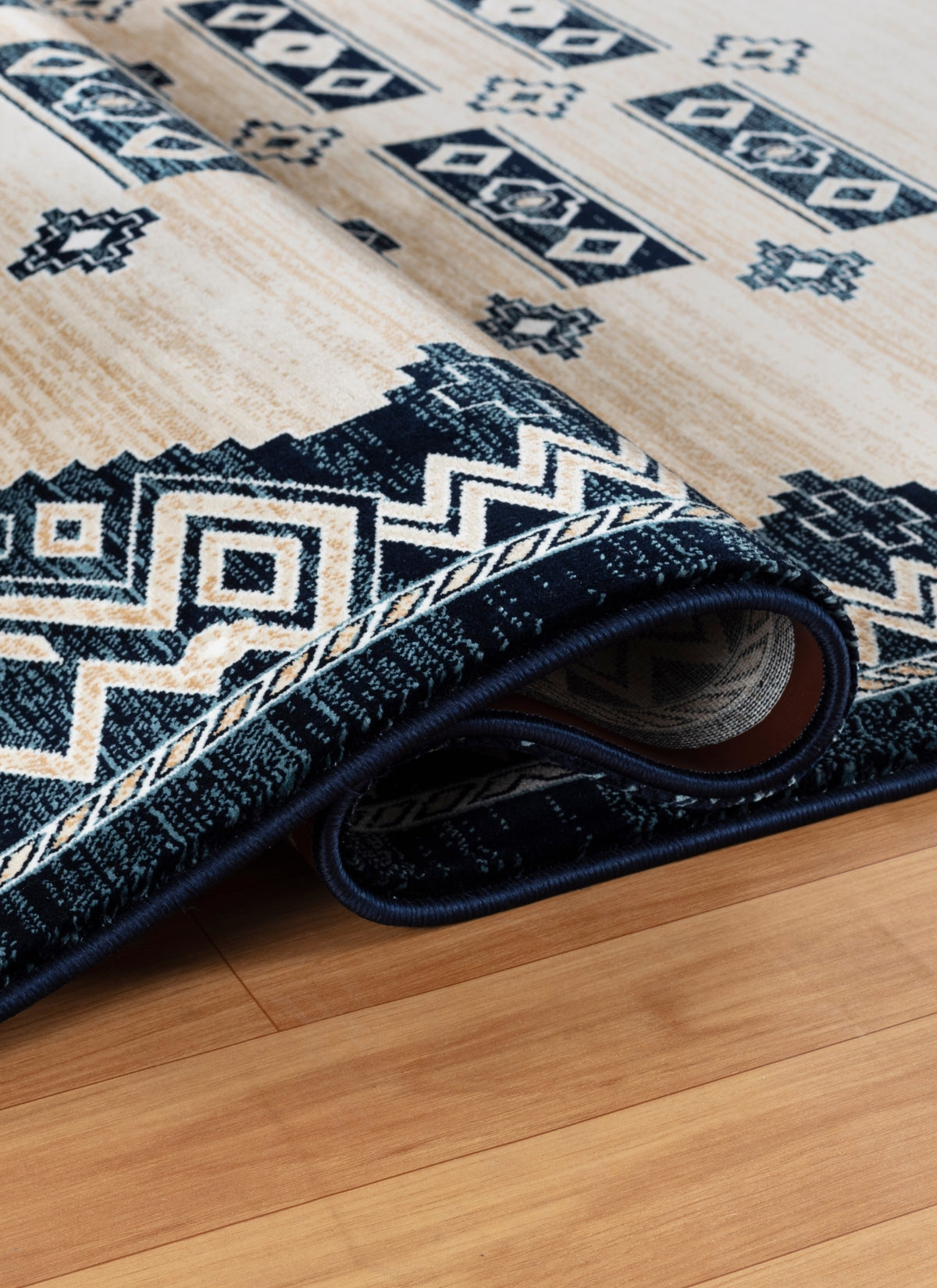 Kandahar E927A Area Rug Beige/Navy