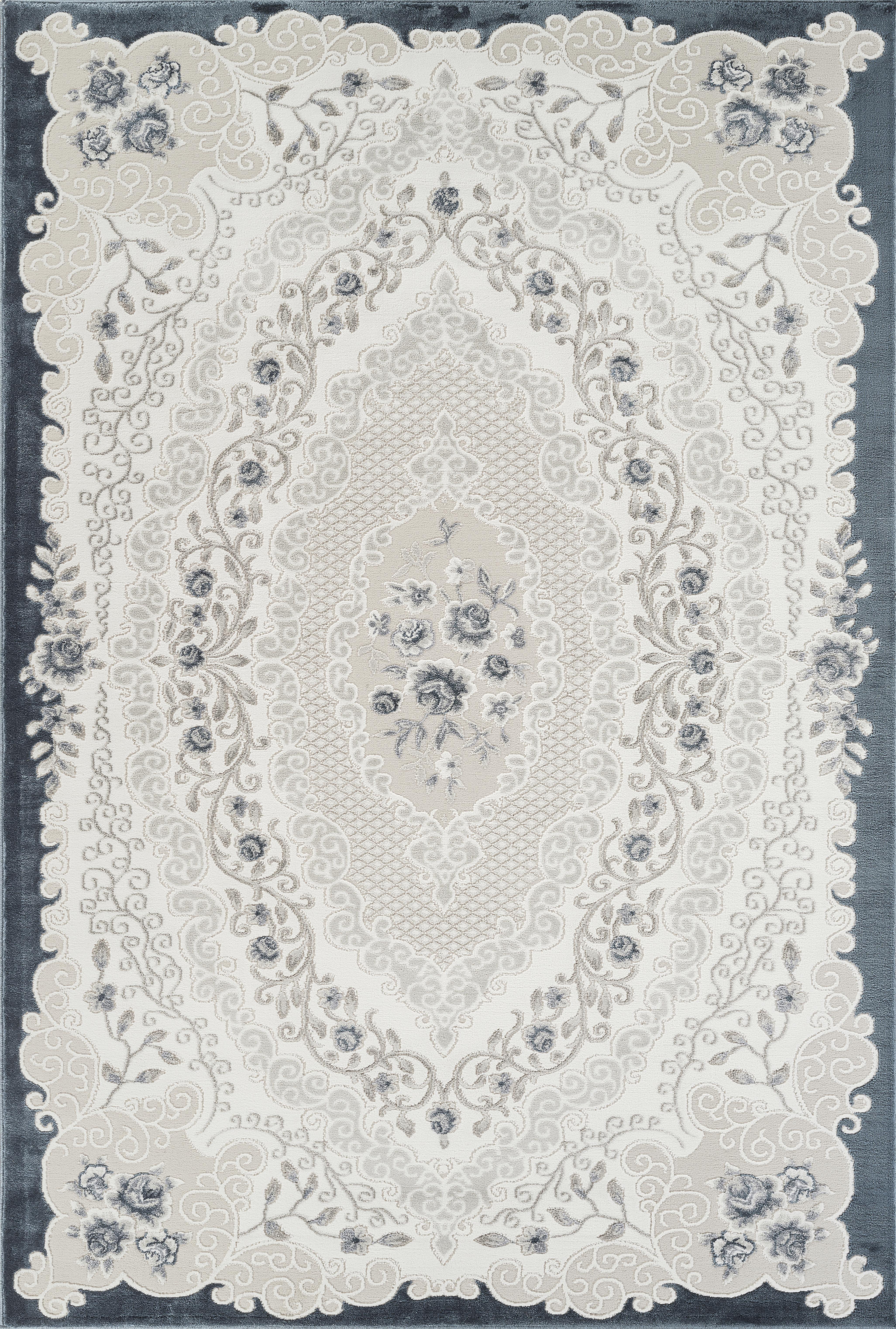 Troy Area Rug 17456 GREY NAVY