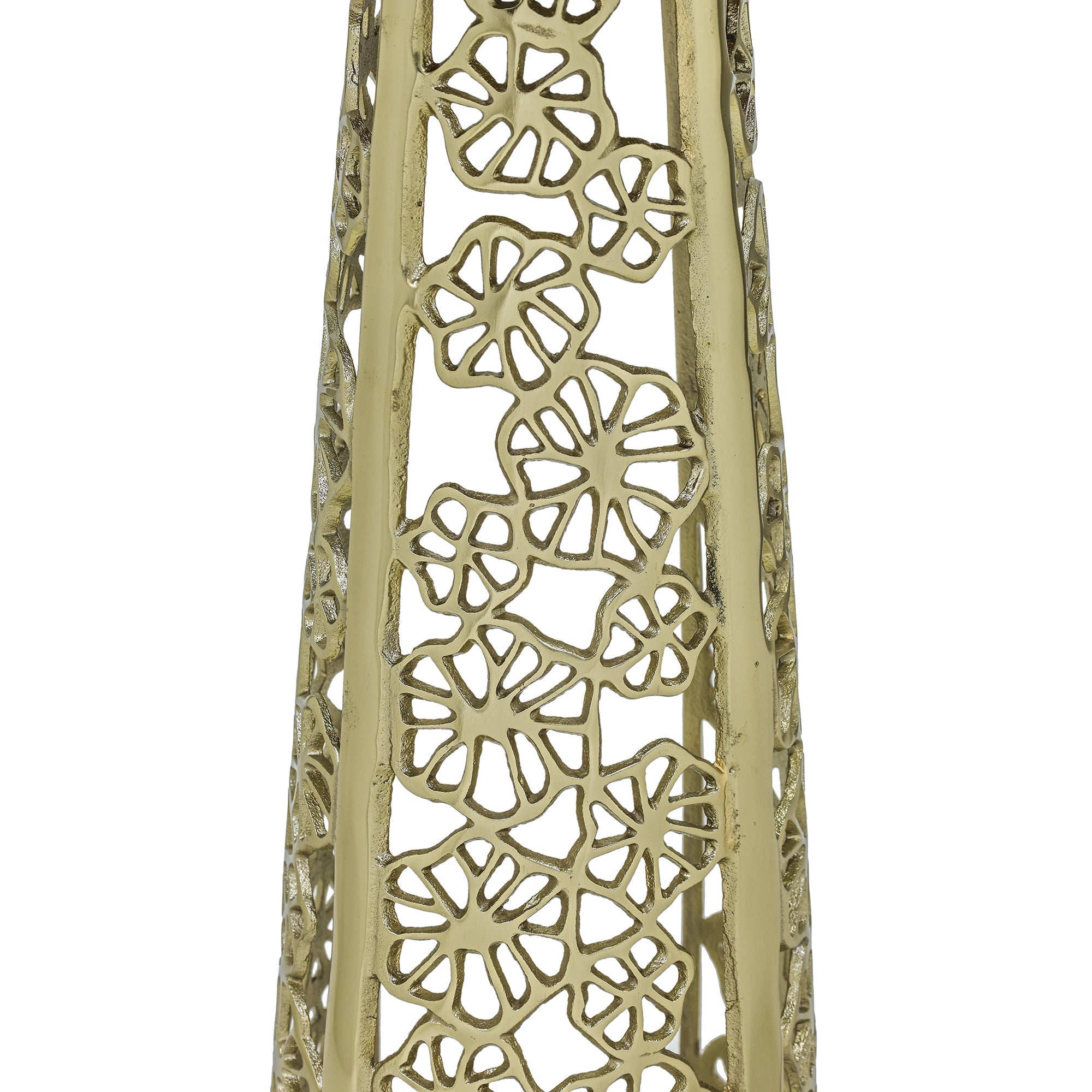 Side Table with White Marble Top | Aluminum Base