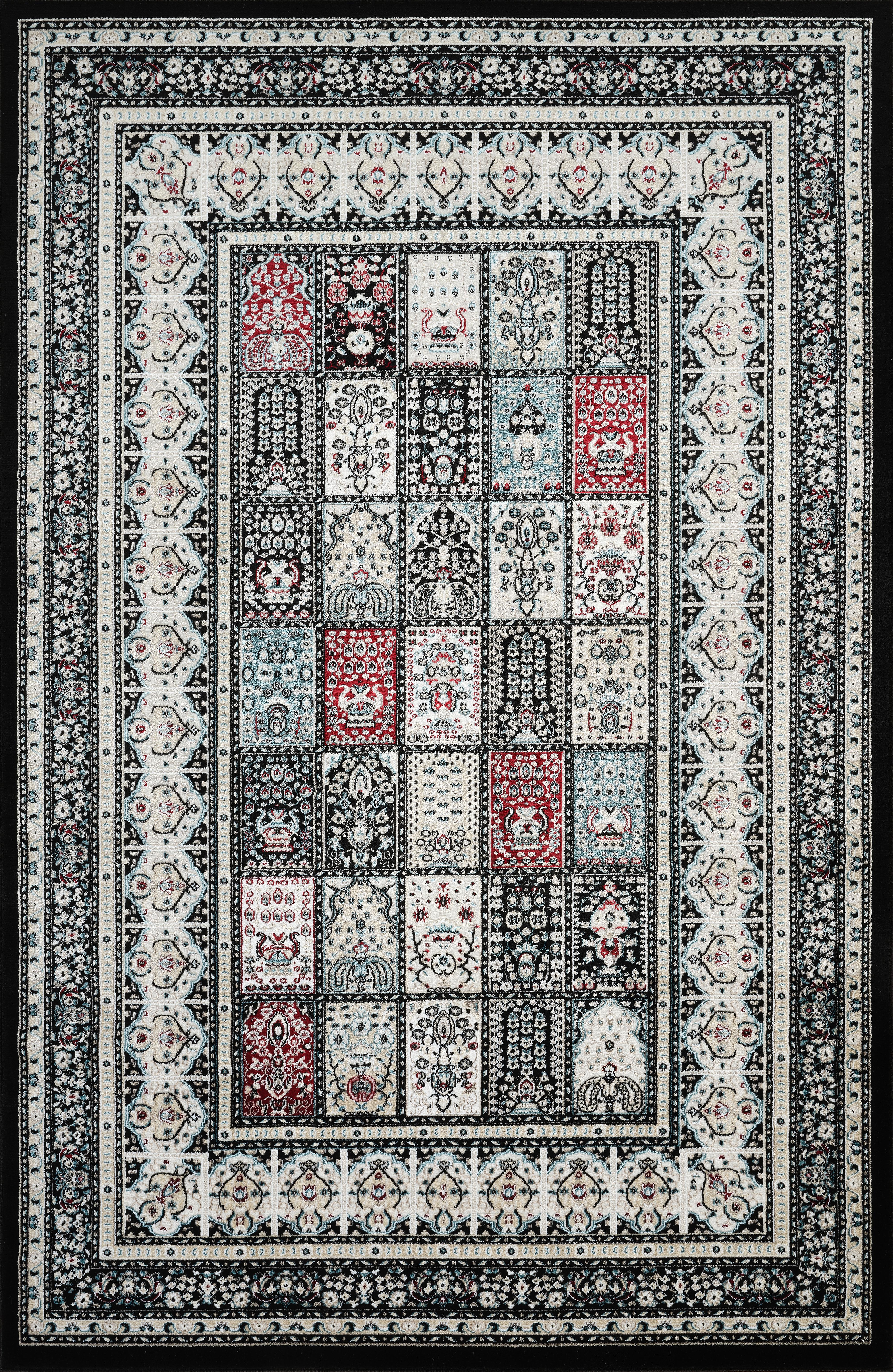 Hereke 4763 Area Rug Black