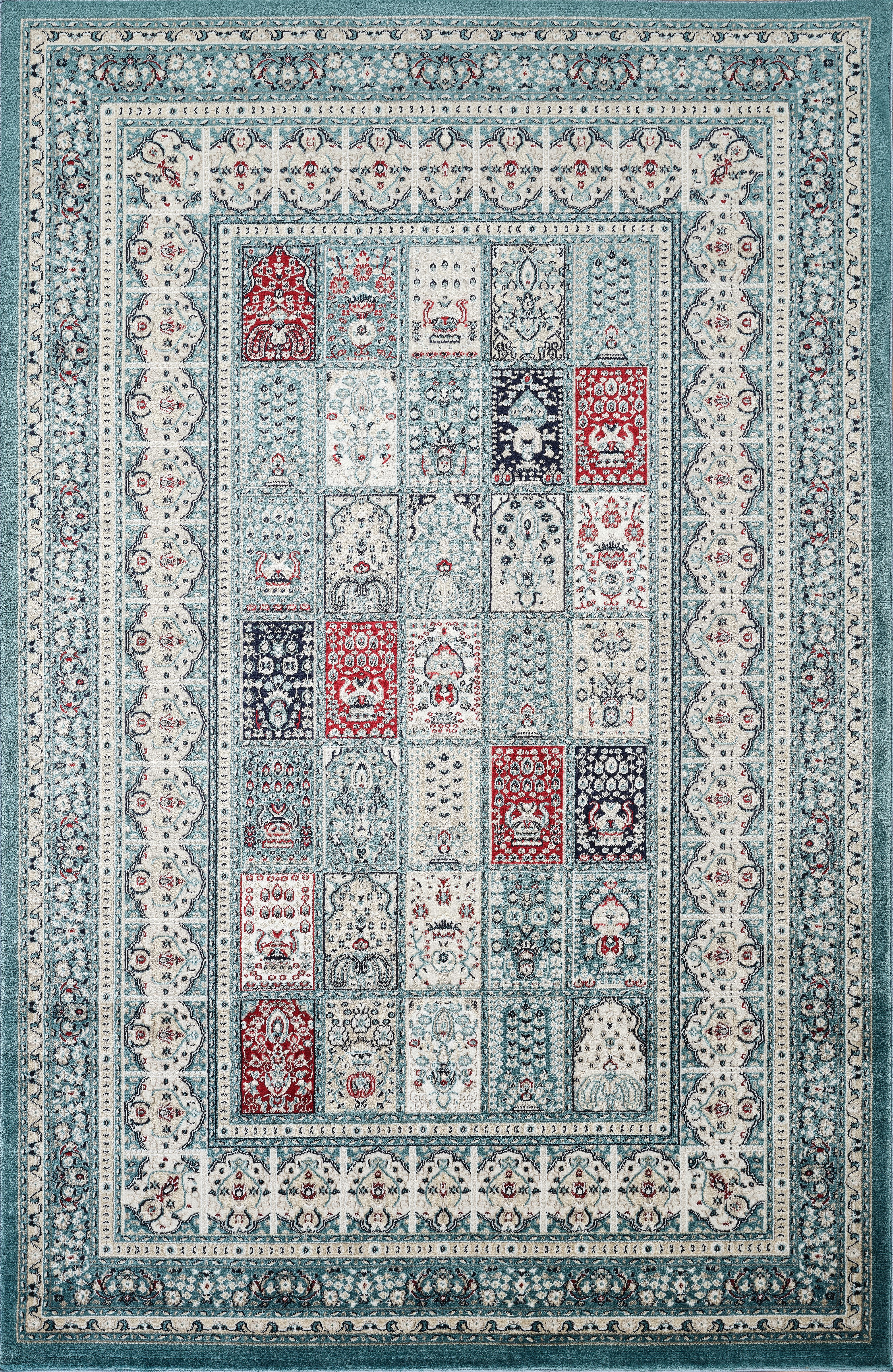Hereke 4763 Area Rug Blue