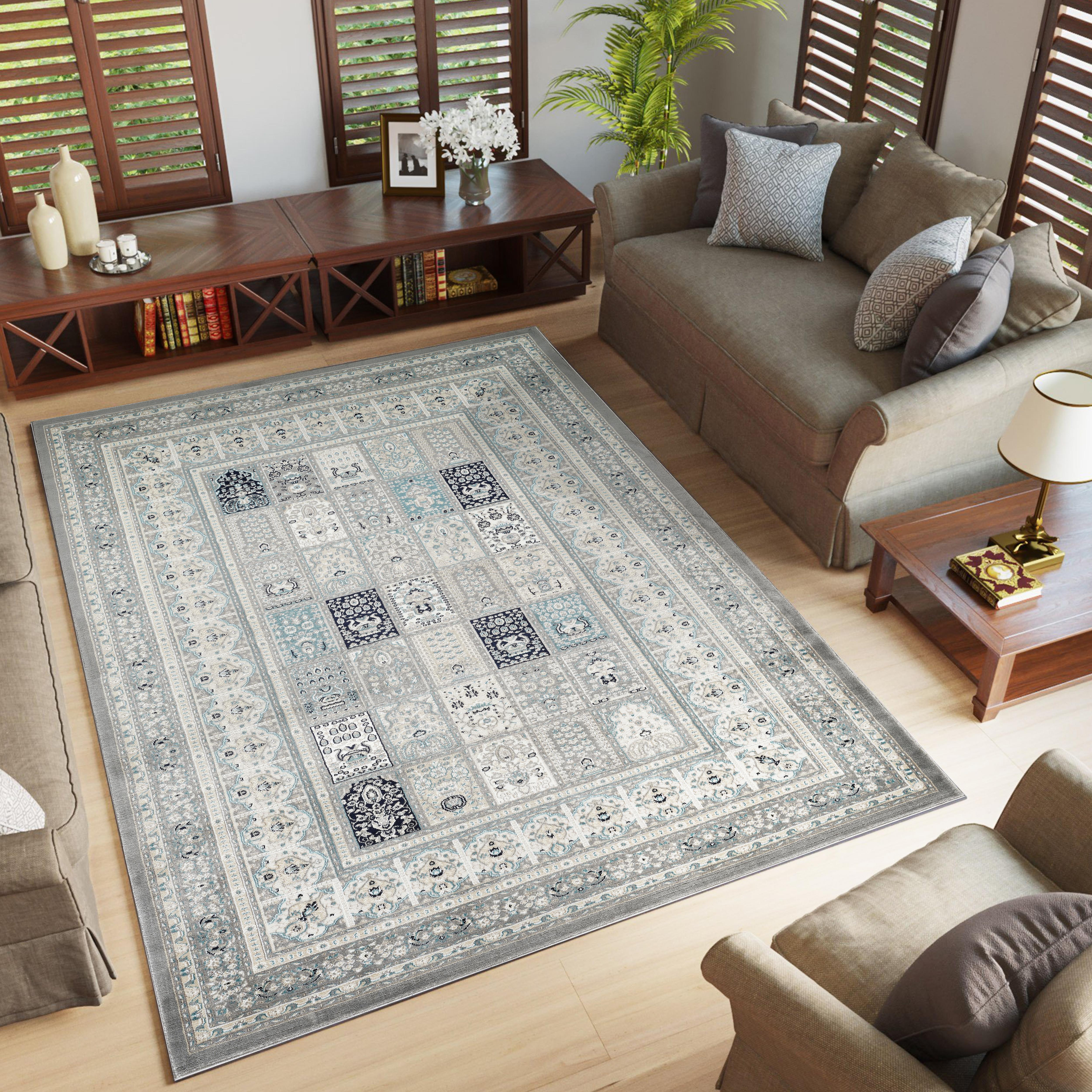 Hereke 4763 Area Rug Grey