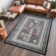 Hereke 4763 Area Rug Navy