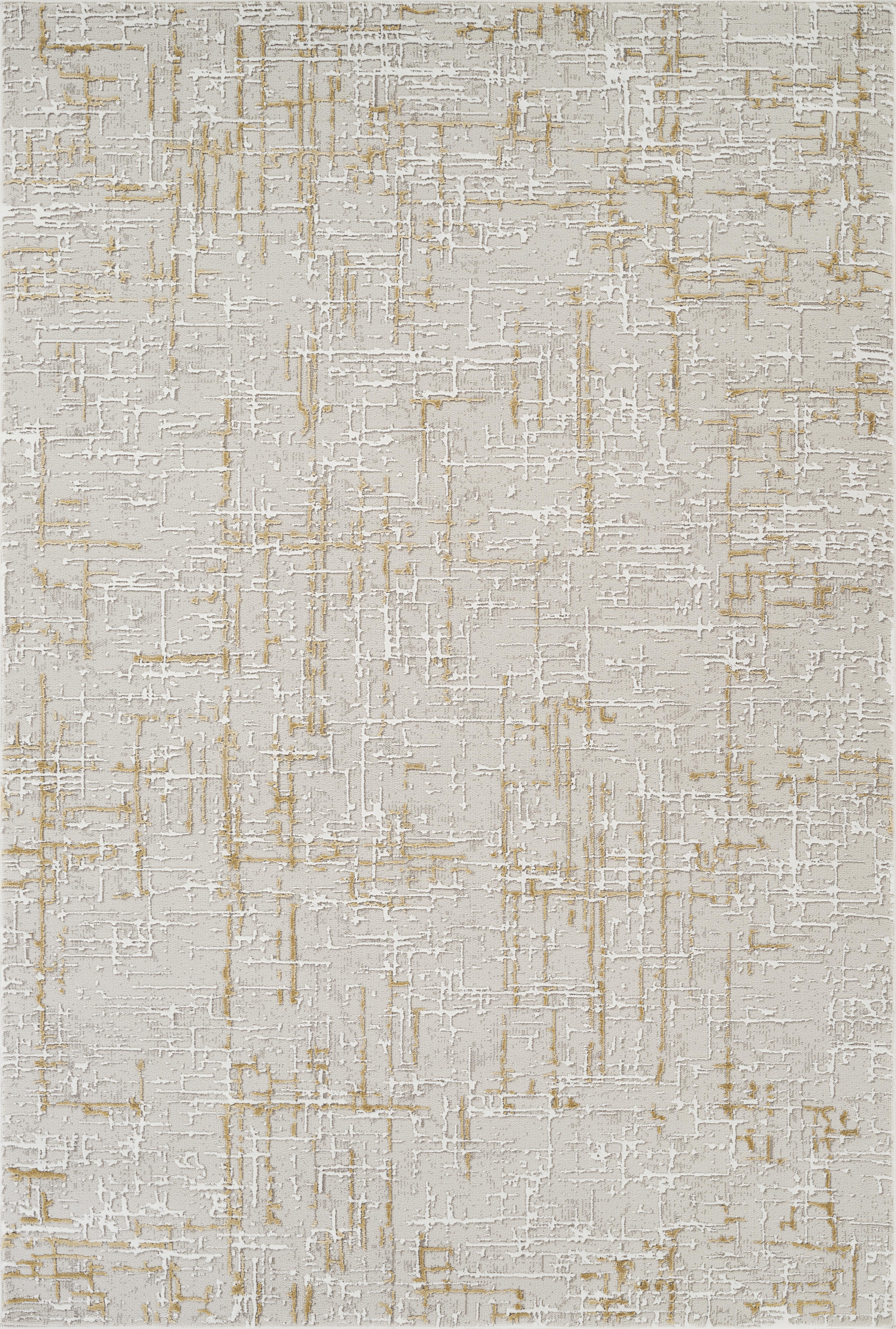 Troy Area Rug NO256 GREY GOLD