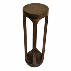Mango Wood Drink Table | Handmade Round Table | 7.5x7.5x23"