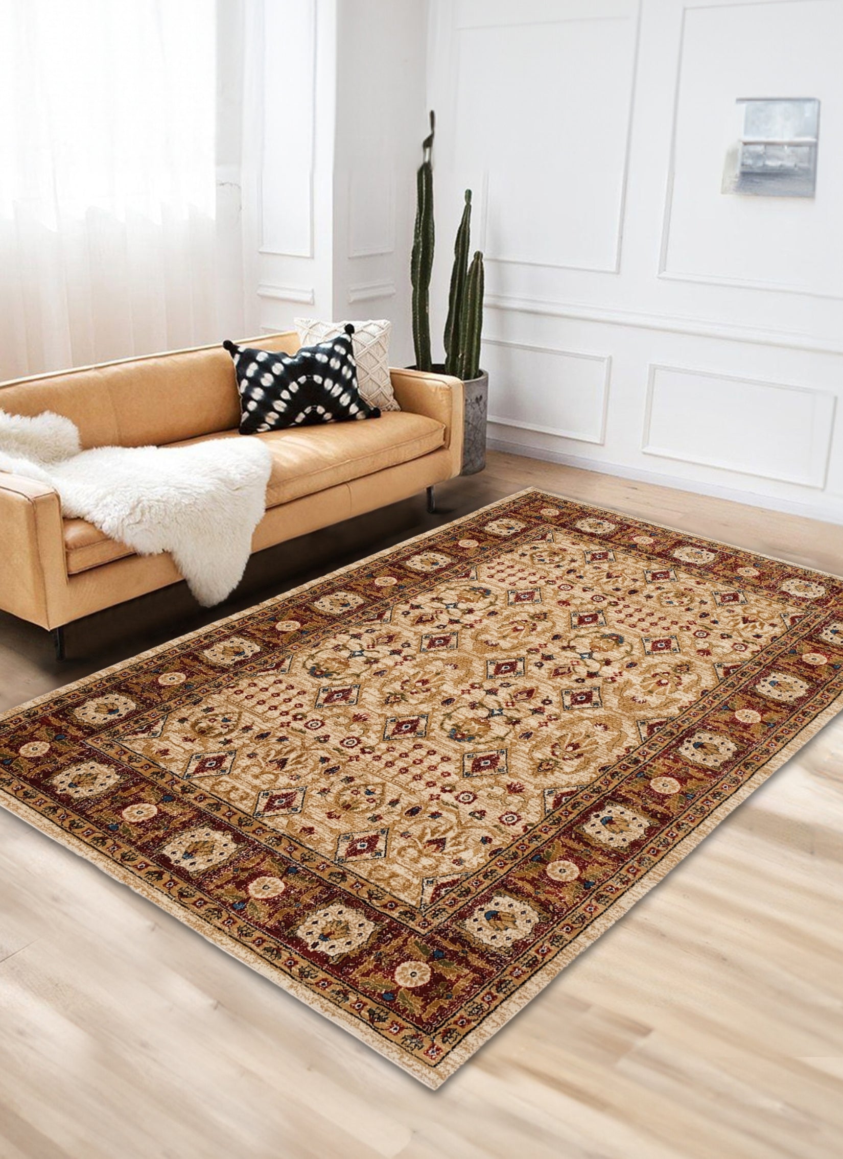 Tashkent 6081A Area Rug Cream/Cream