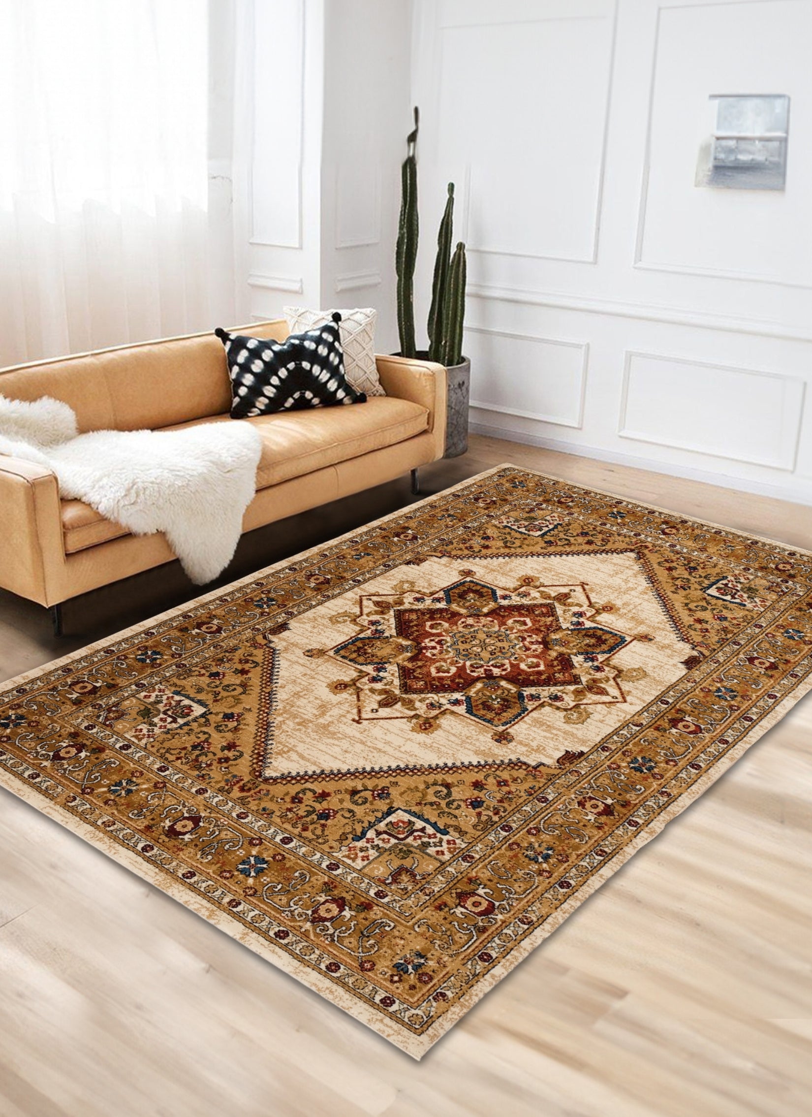 Tashkent 6080A Area Rug Cream/Cream