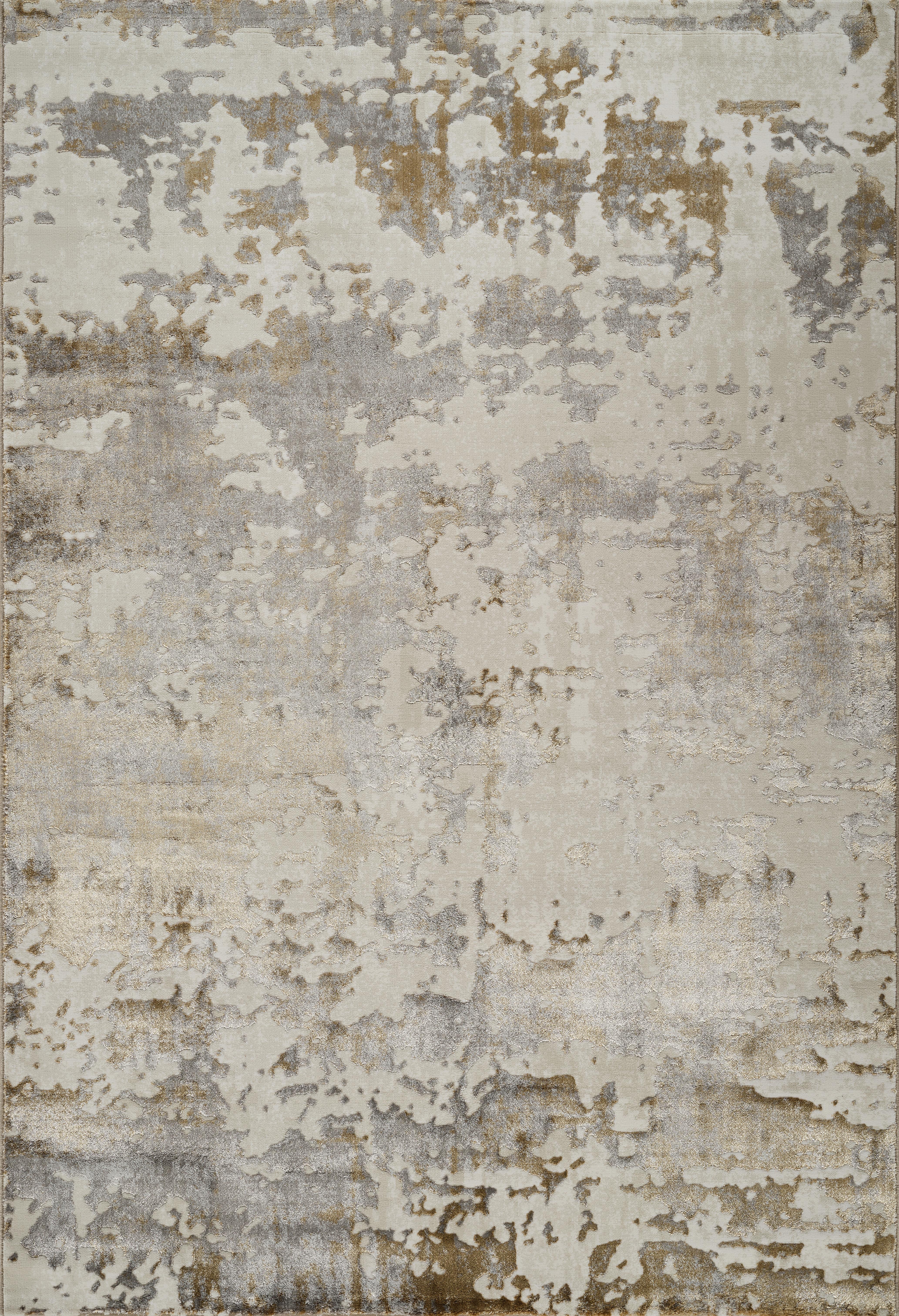 Viana 6011 Area Rug White/Gold