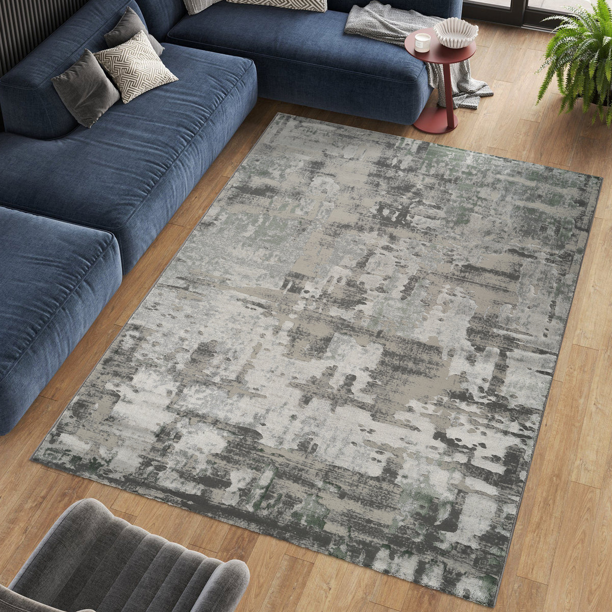 Florence 6015 Area Rug Grey/Green