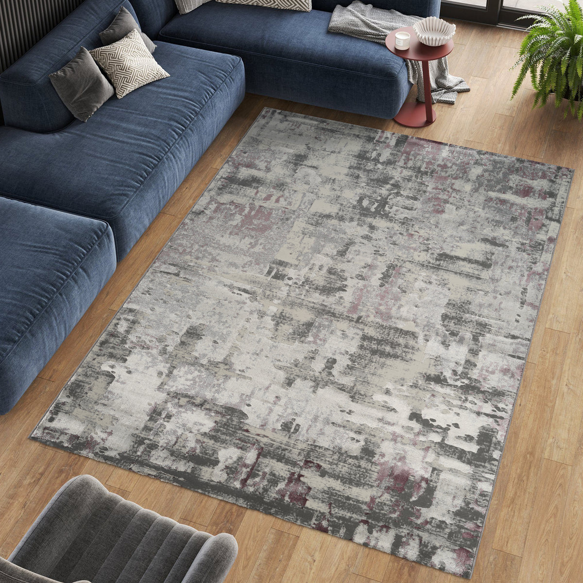 Florence 6015 Area Rug Grey/Lilac