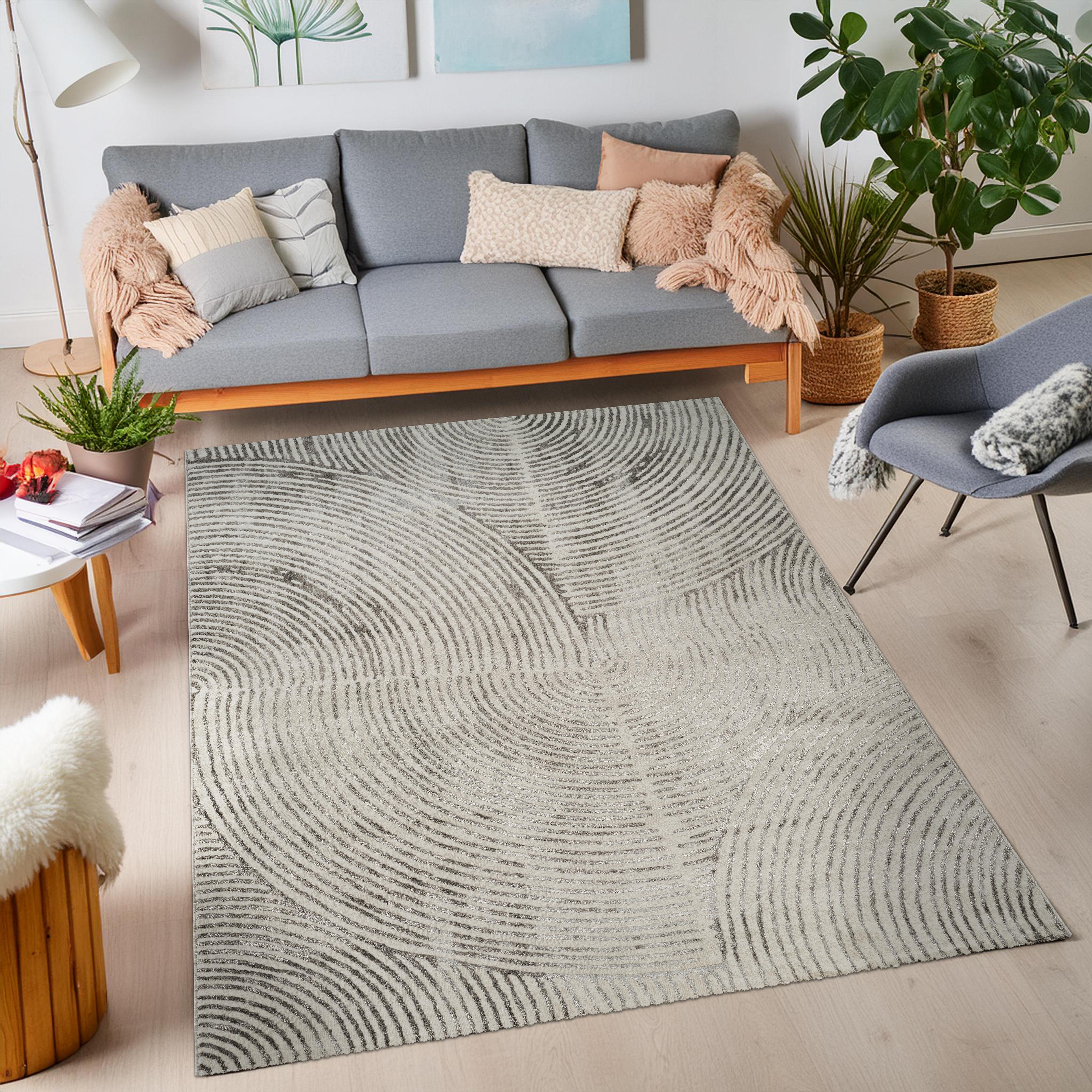 Viana 6181 Area Rug White/Vizion