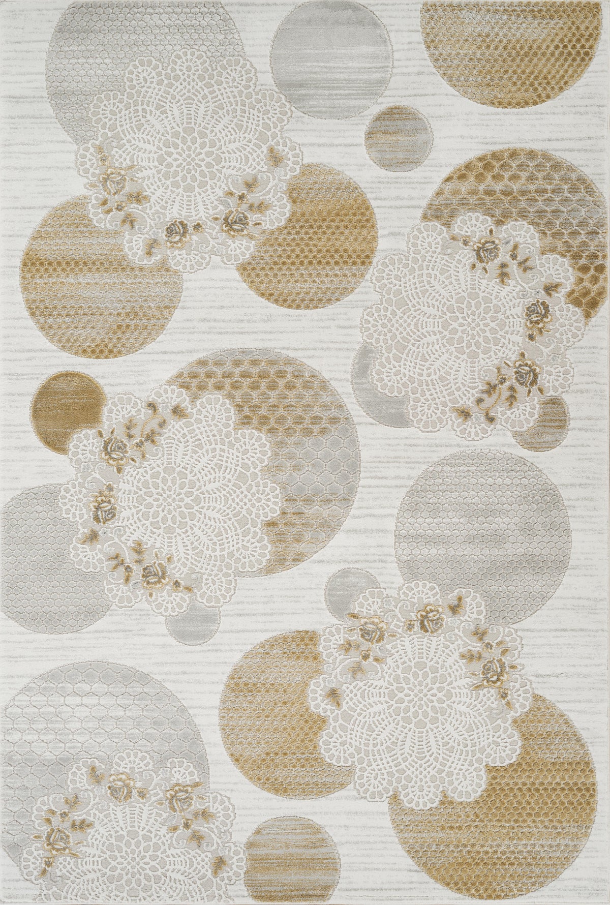Troy Area Rug 18029 GREY GOLD