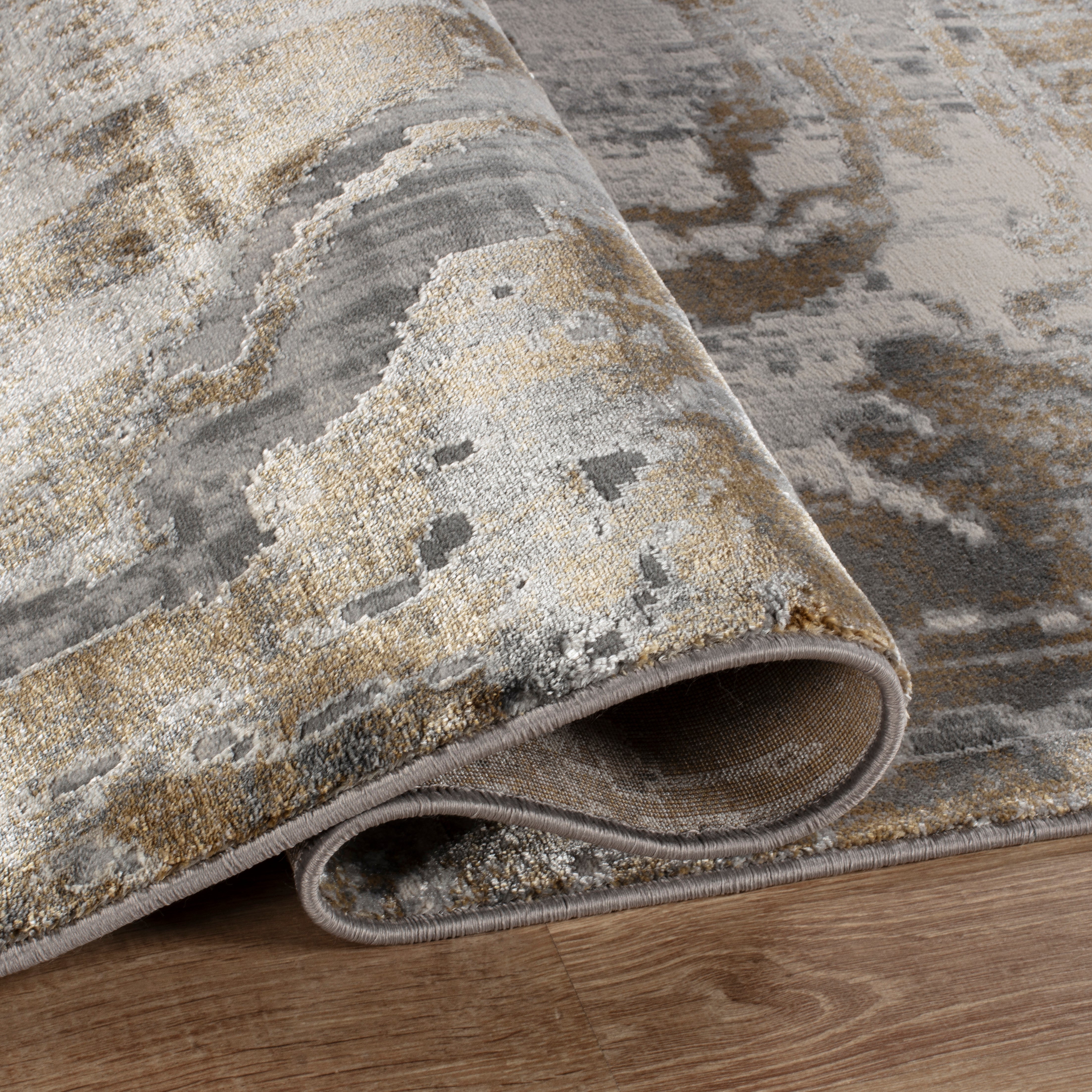 Florence 6330 Area Rug Grey/Gold