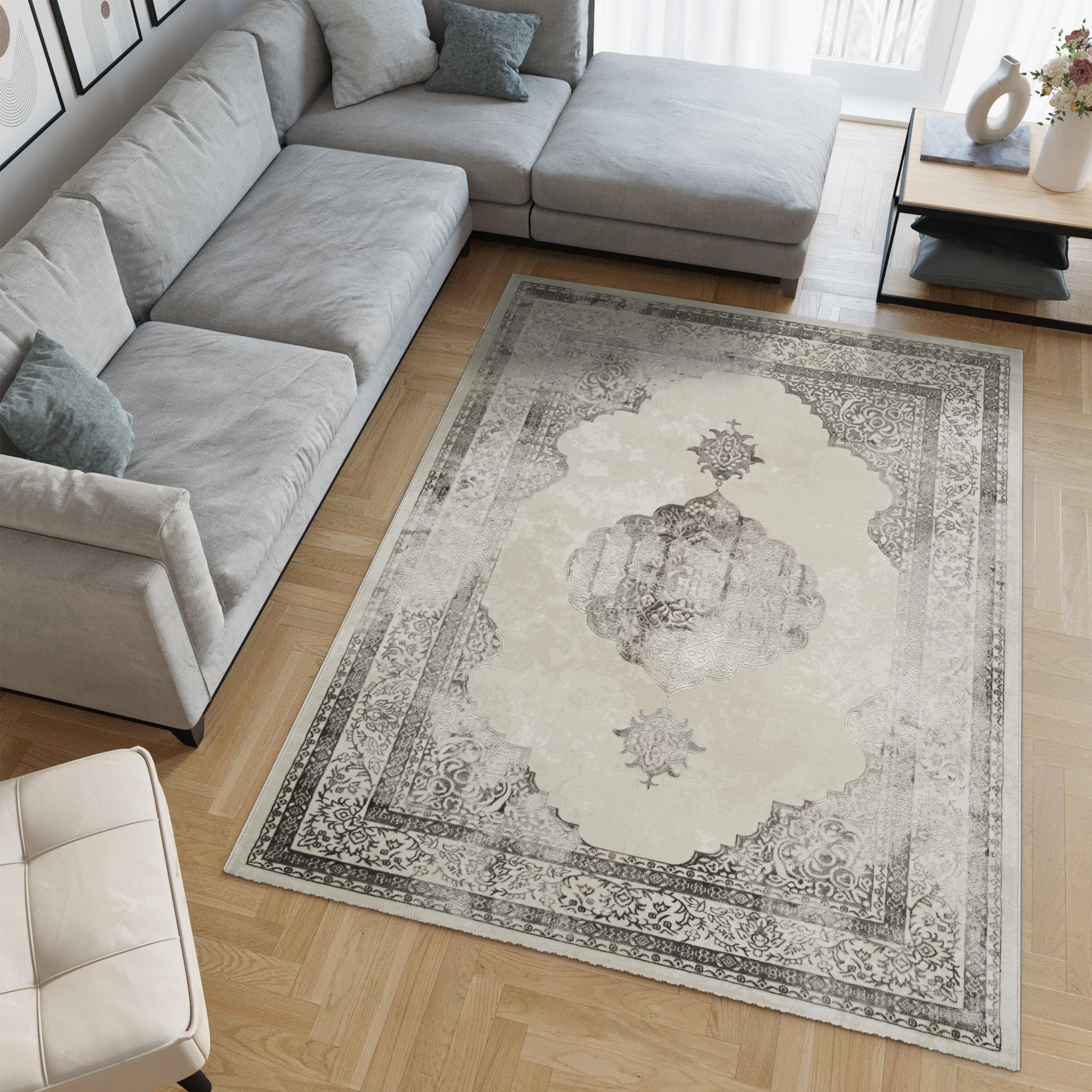 Viana 6341 Area Rug White/Vizion