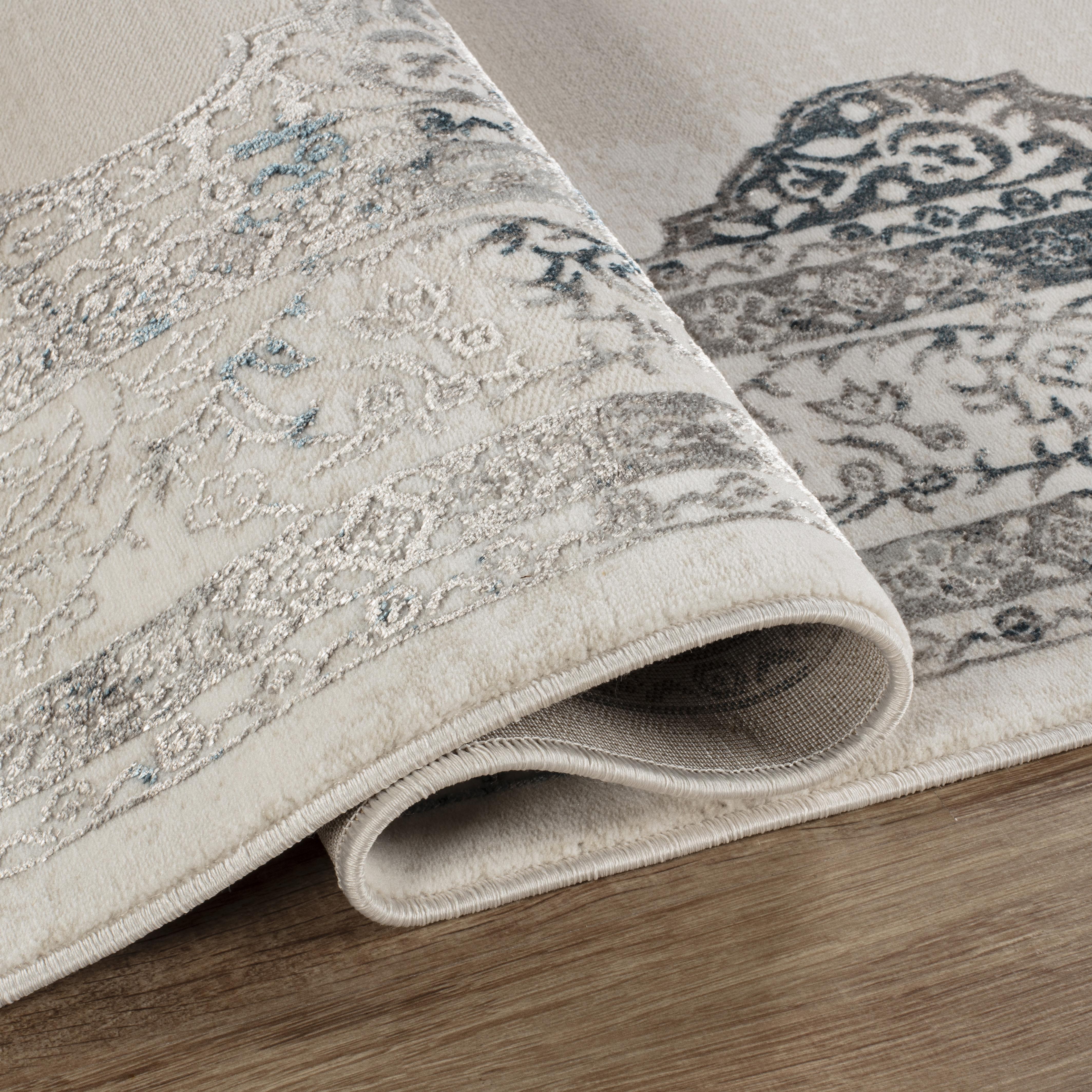 Viana 6341 Area Rug White/Blue