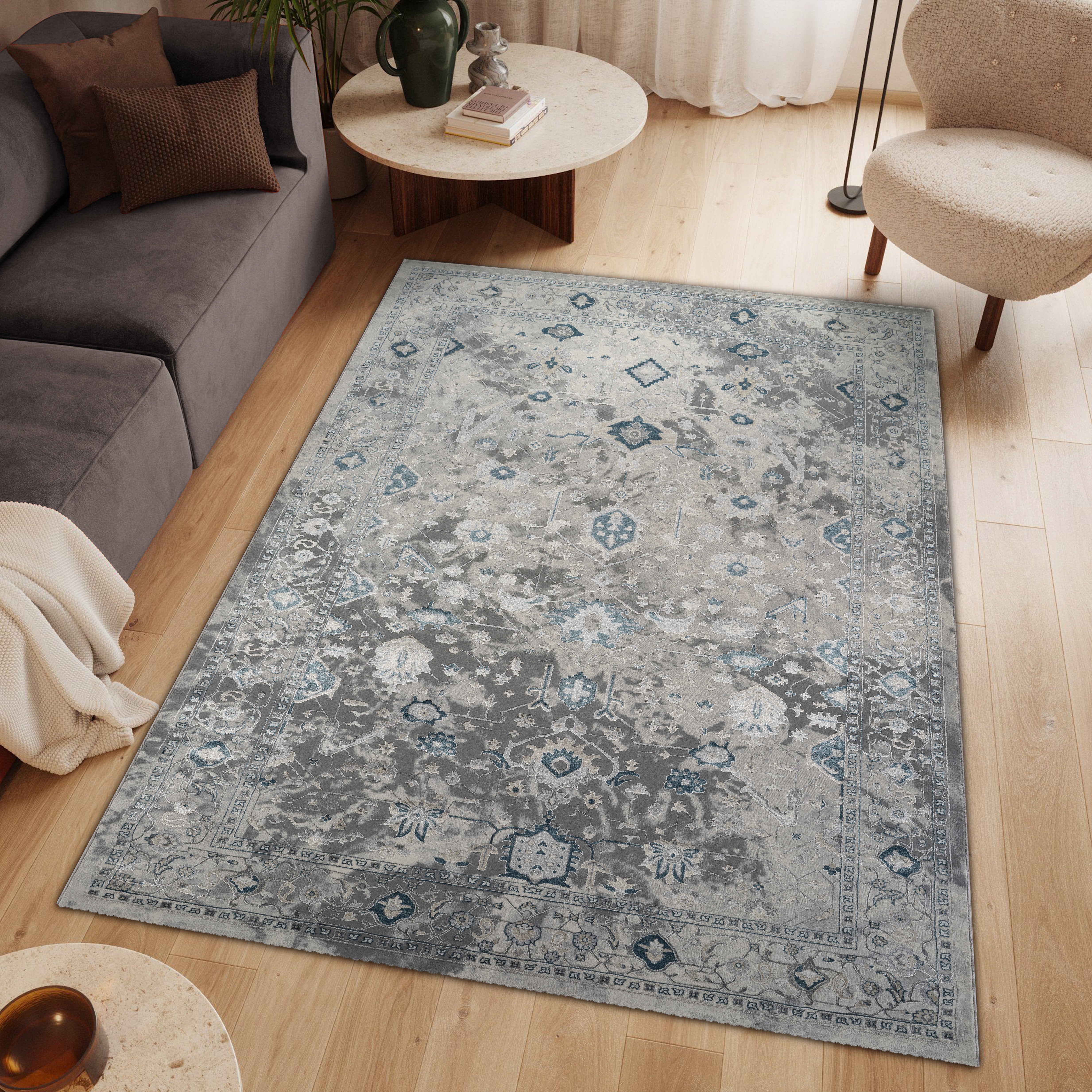 Florence 6344 Area Rug Grey/Blue