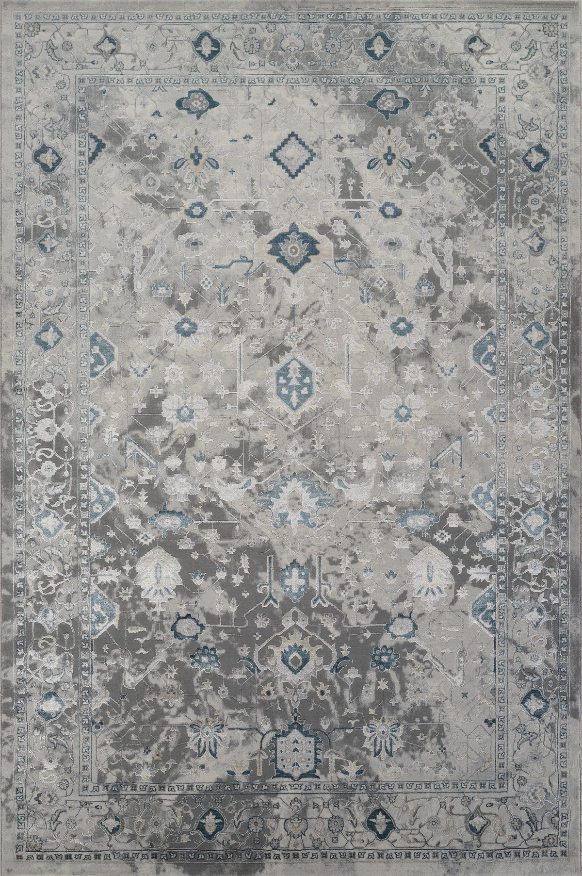 Florence 6344 Area Rug Grey/Blue