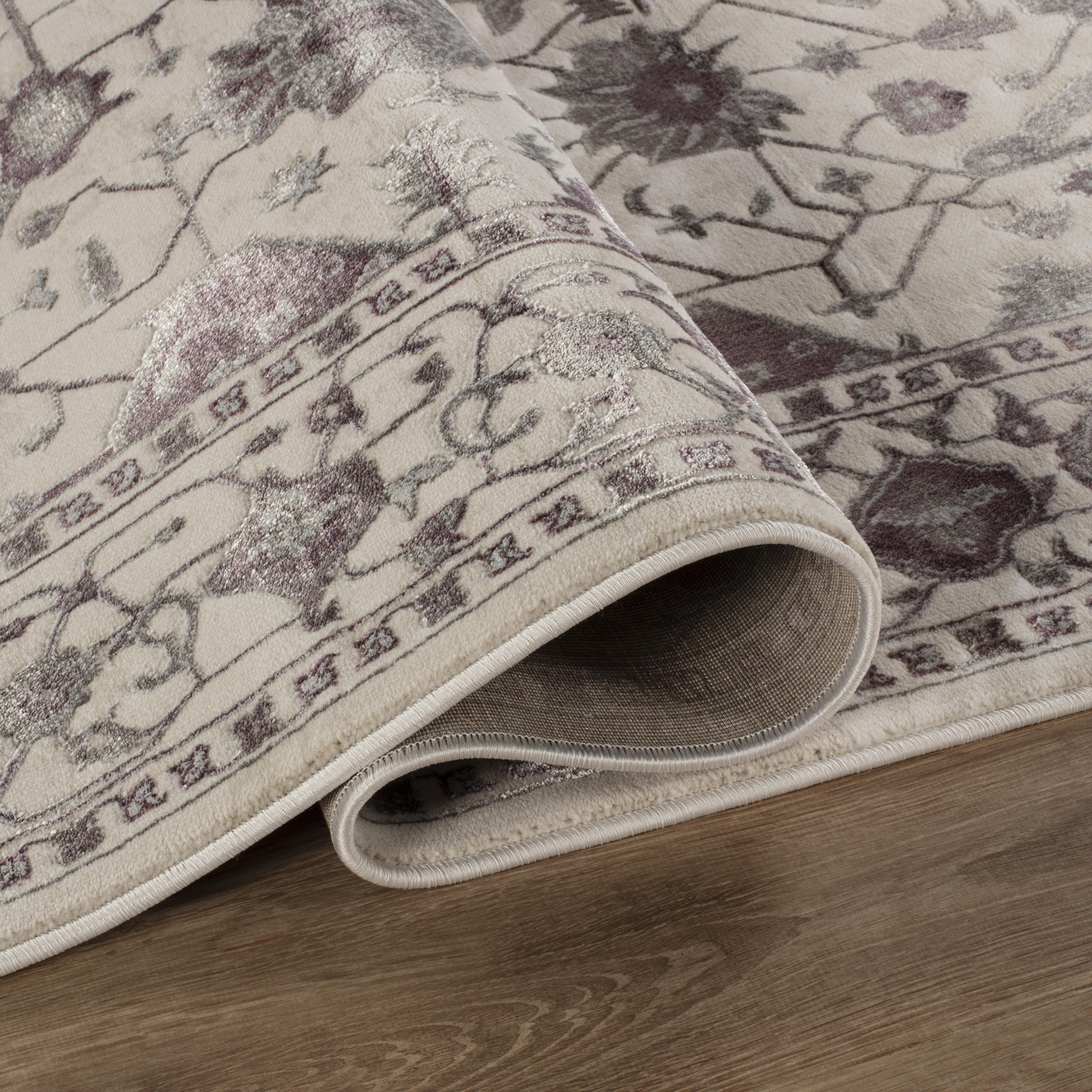 Viana 6344 Area Rug White/Lilac