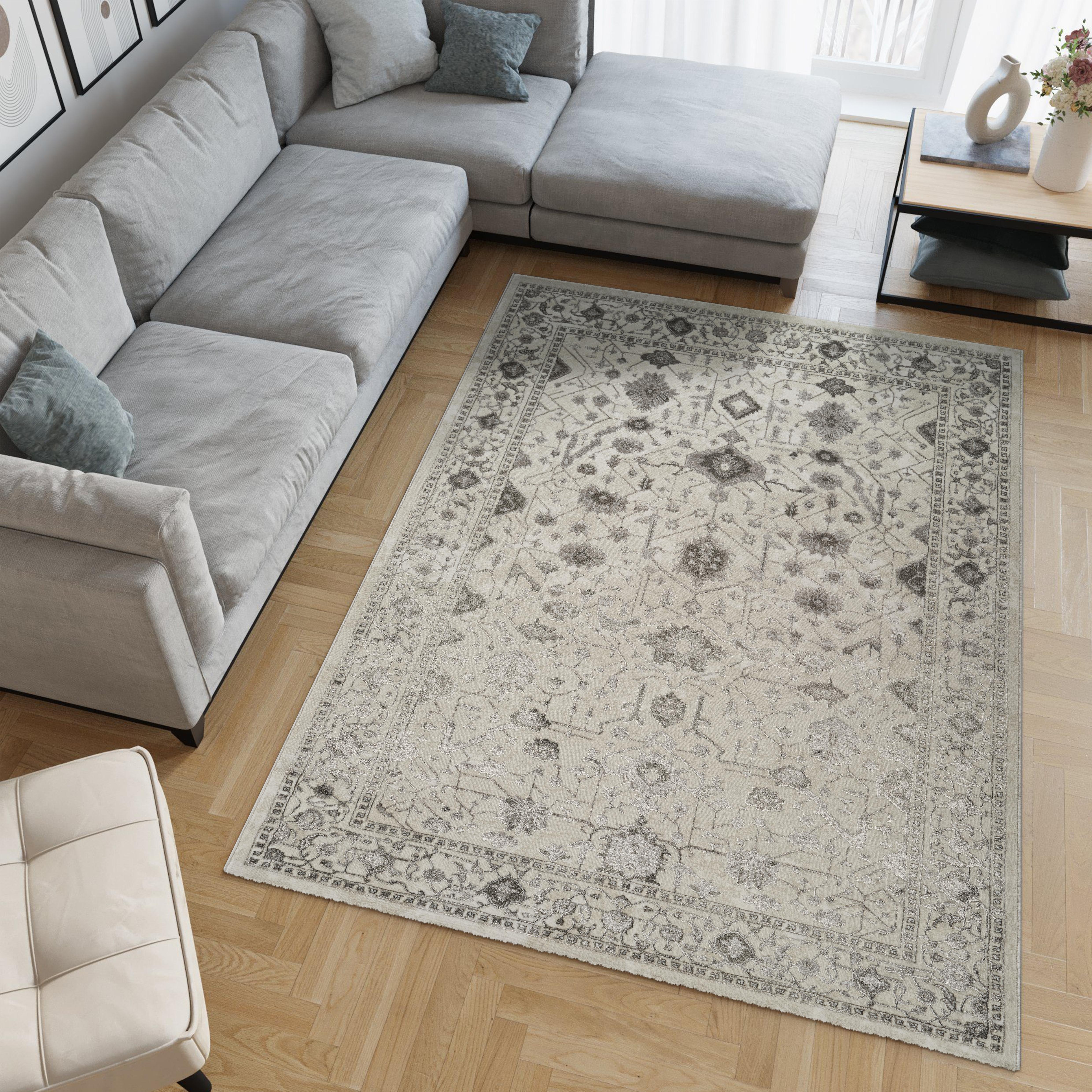 Viana 6344 Area Rug White/Vizion