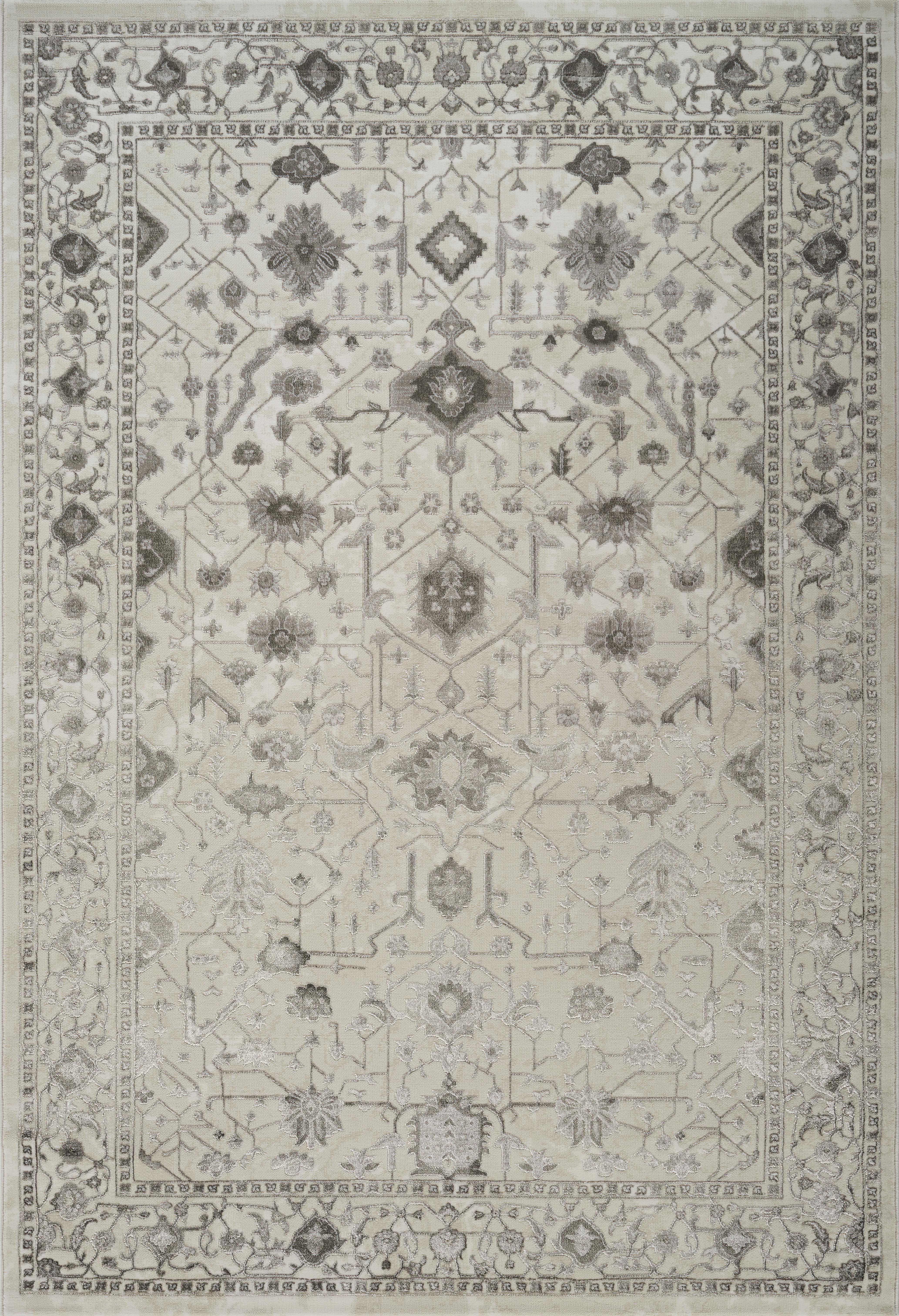 Viana 6344 Area Rug White/Vizion