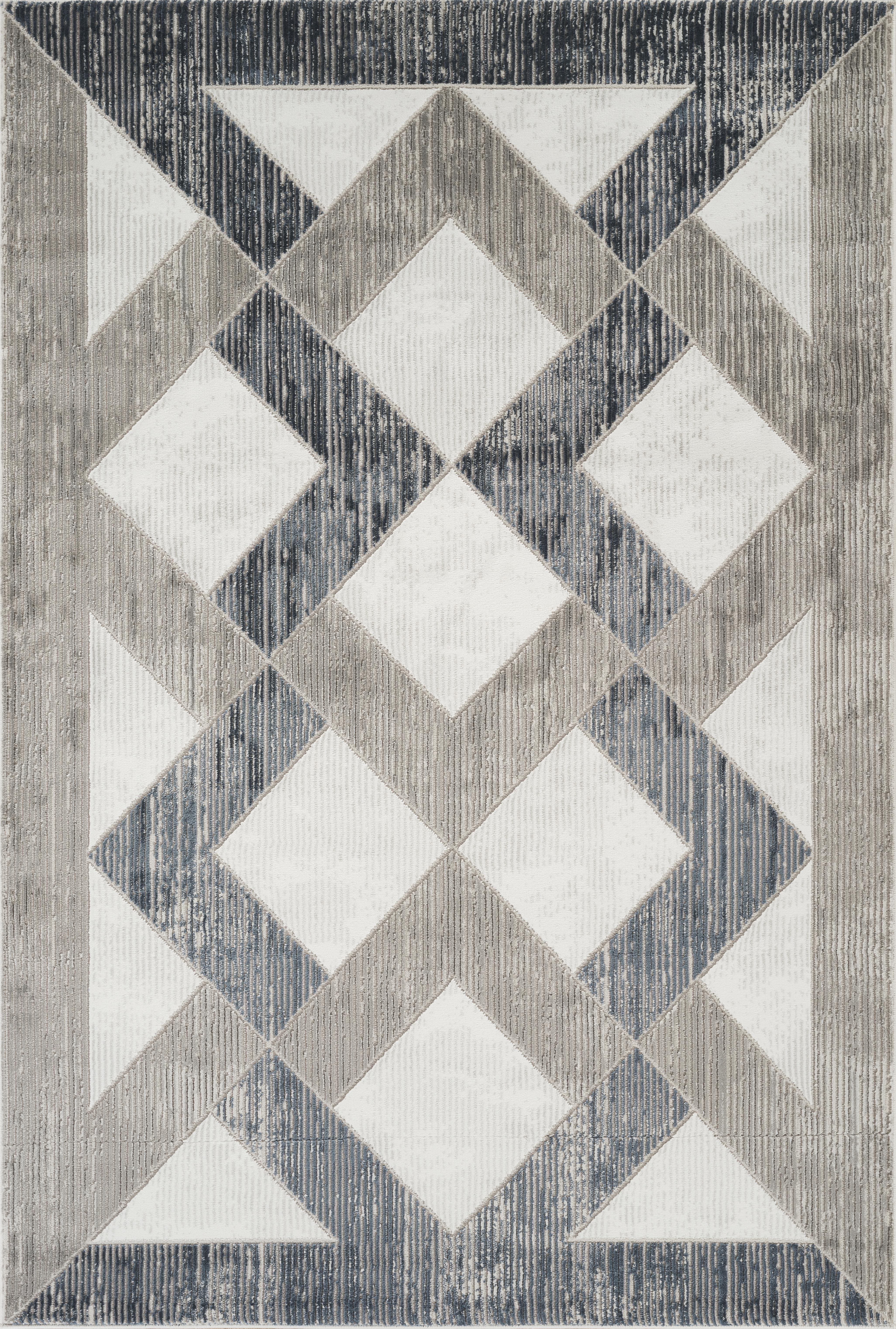 Troy Area Rug 61281 GREY NAVY