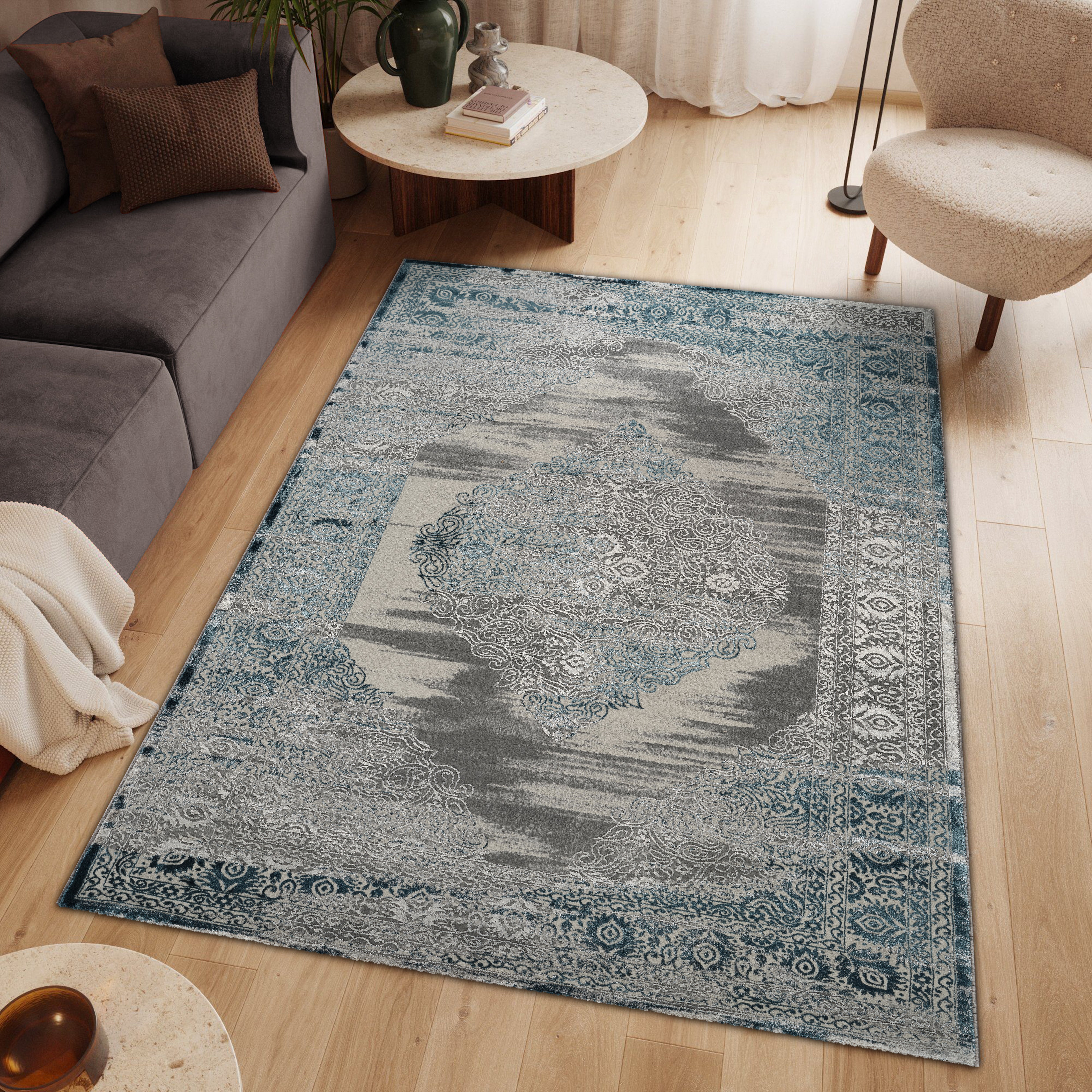 Florence 6772 Area Rug Grey/Blue