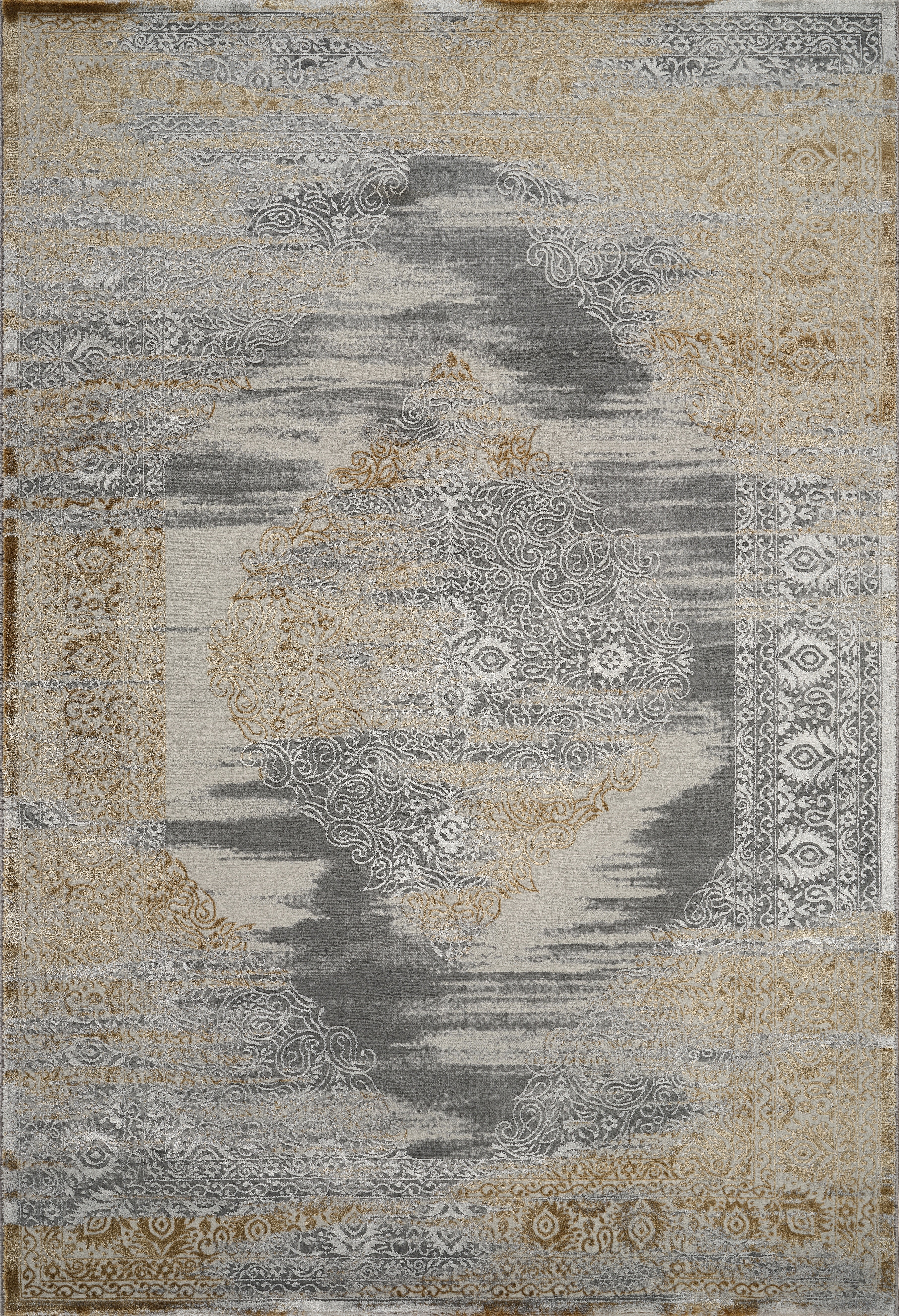 Florence 6772 Area Rug Grey/Gold