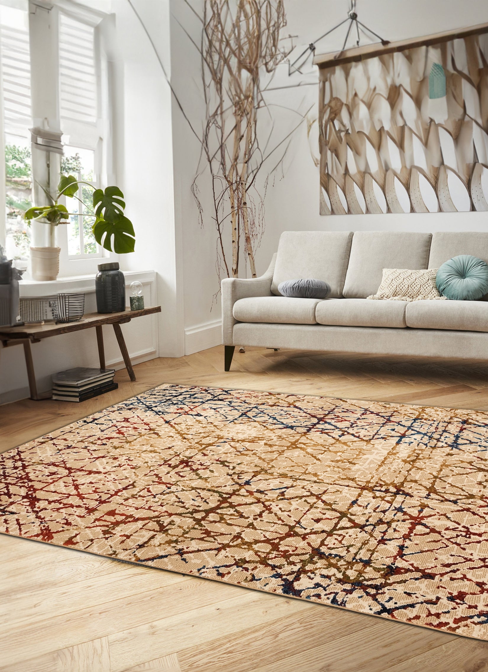 Tashkent 6444A Area Rug Cream/Cream