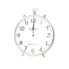 Decorative & Classic Aluminum Silver Table Clock - Desk clock