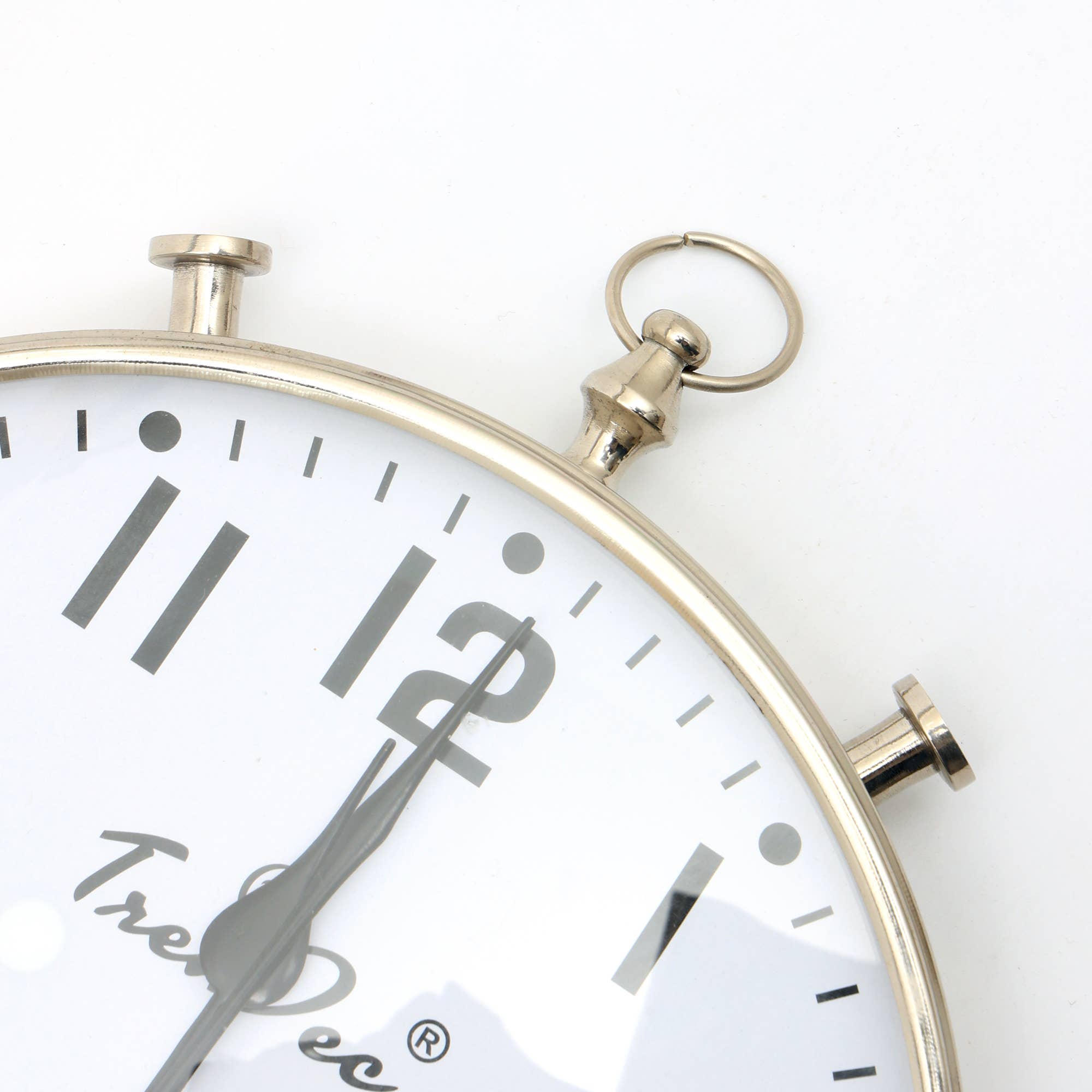 Decorative & Classic Aluminum Silver Table Clock - Desk clock