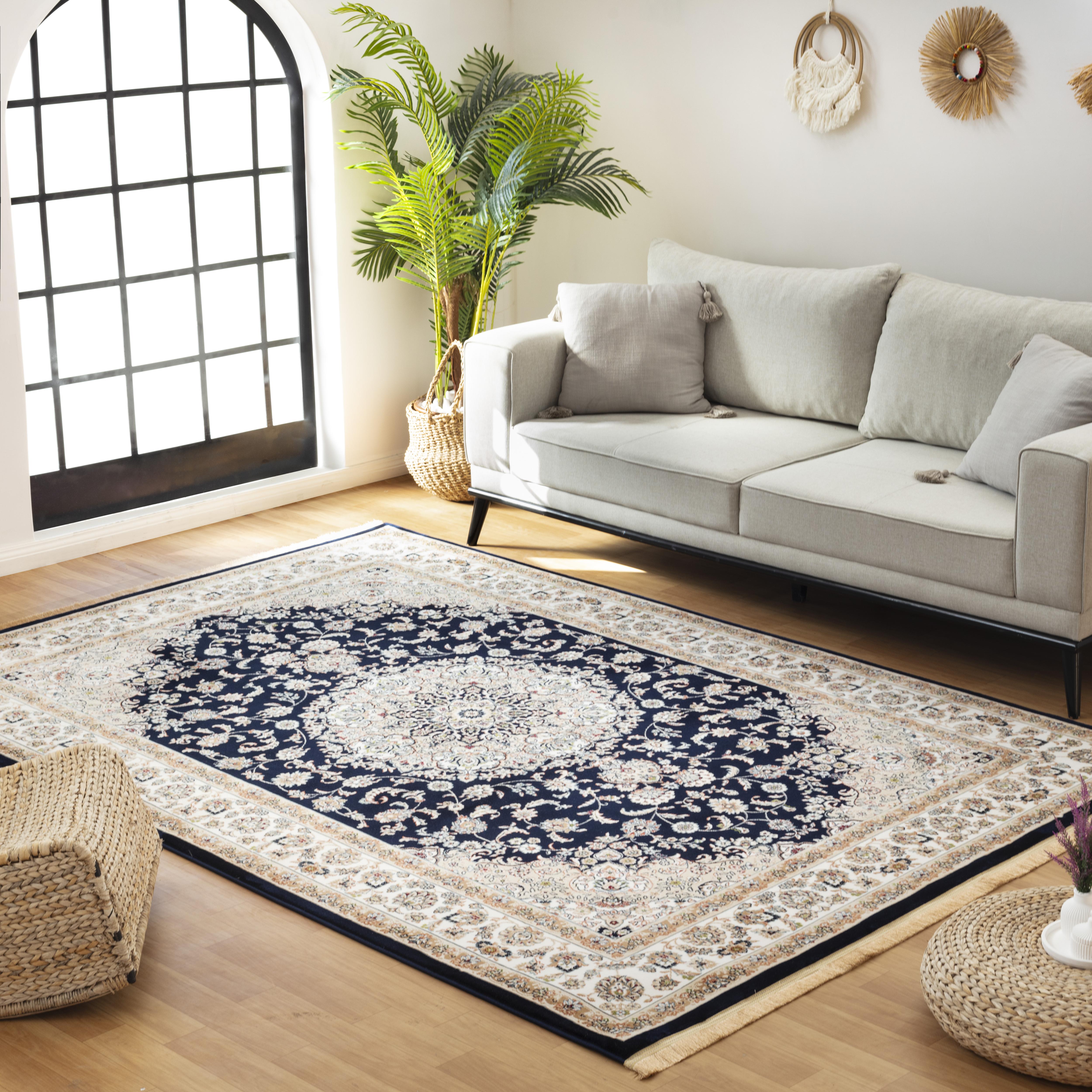 Sultan A019G Area Rug Navy