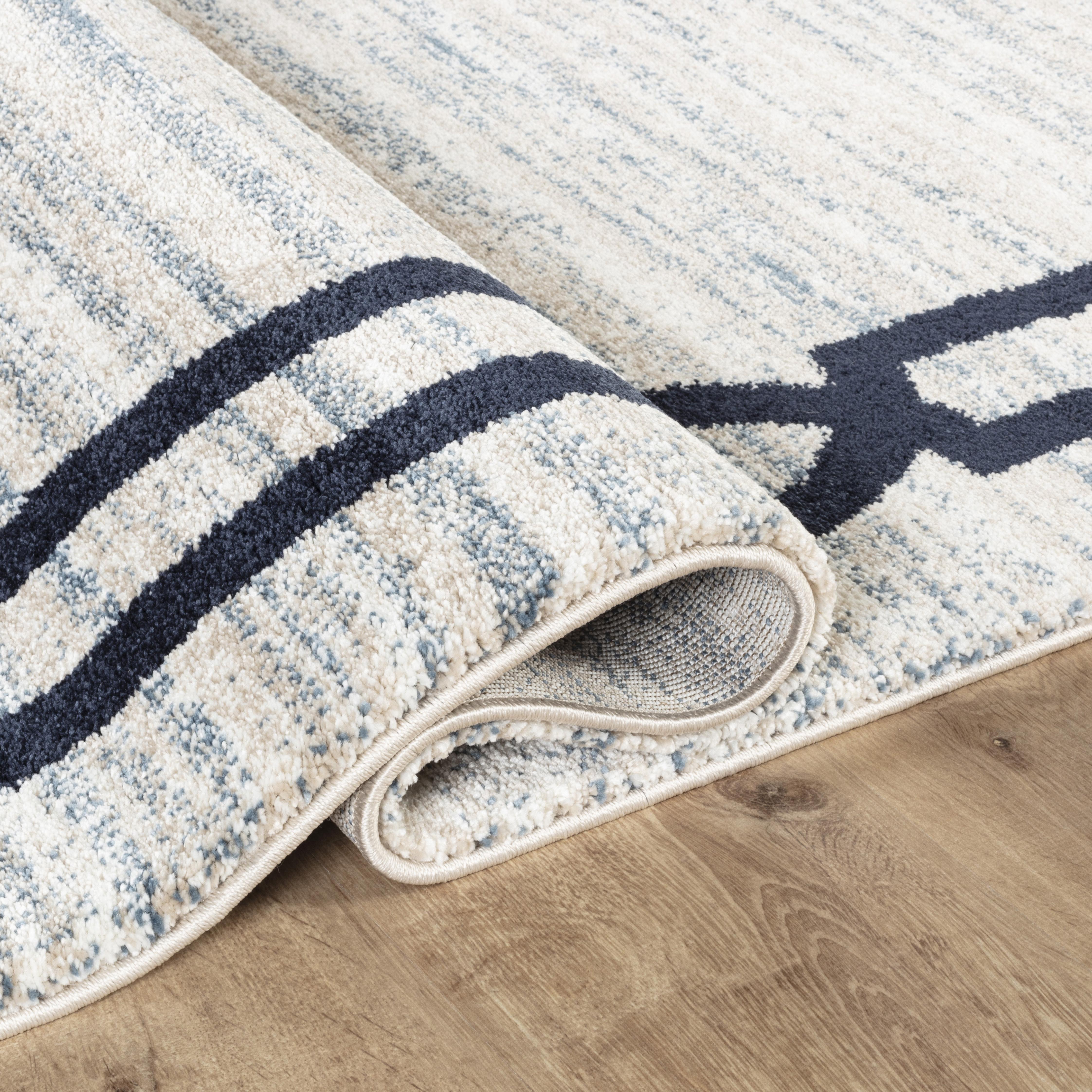 Cornelia A263 Area Rug Navy/Cream